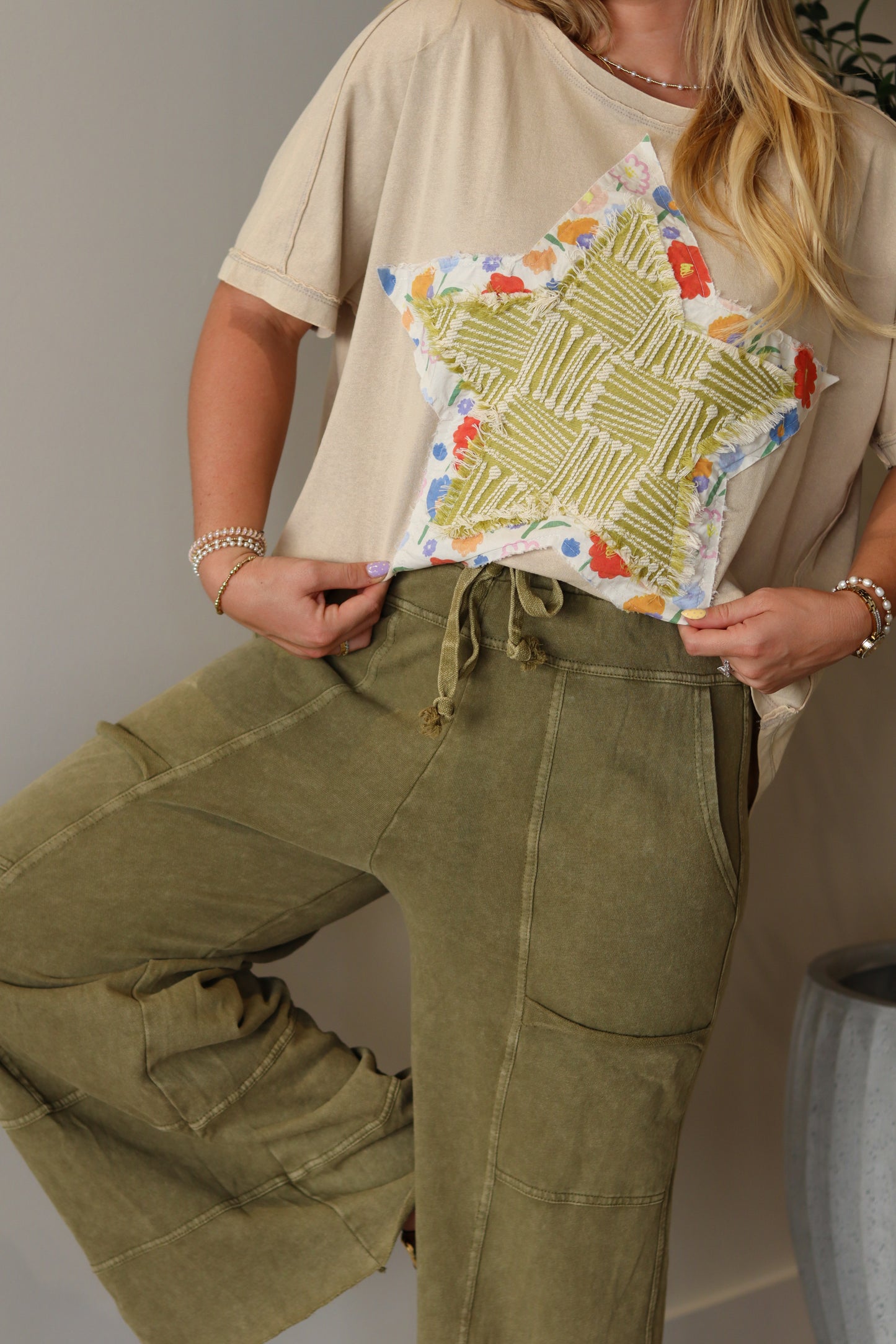 Swept Away Pants - Olive