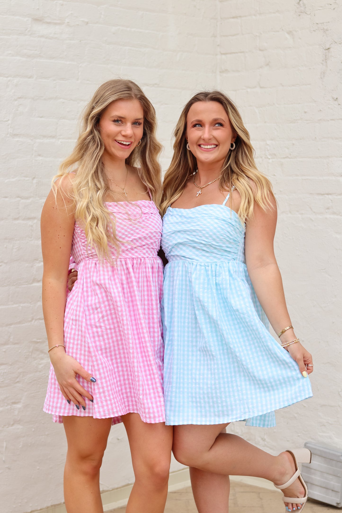 Gracie Gingham Mini Dress