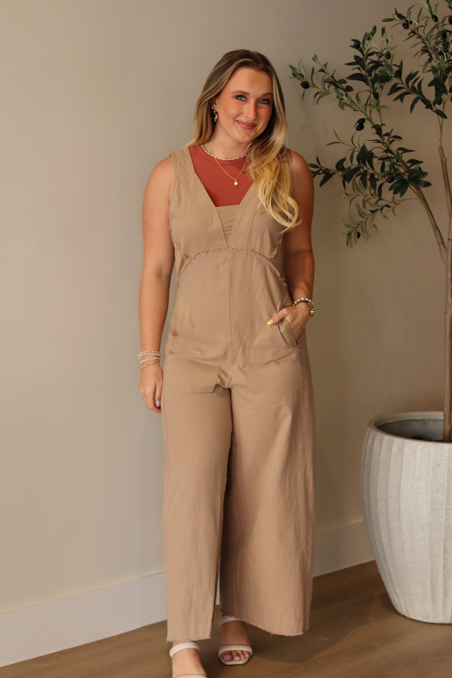 Maris Mineral Washed Jumpsuit