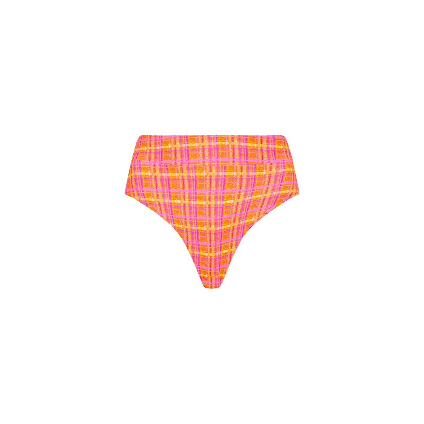 High Hip Cheeky Bikini Bottom - Peaches