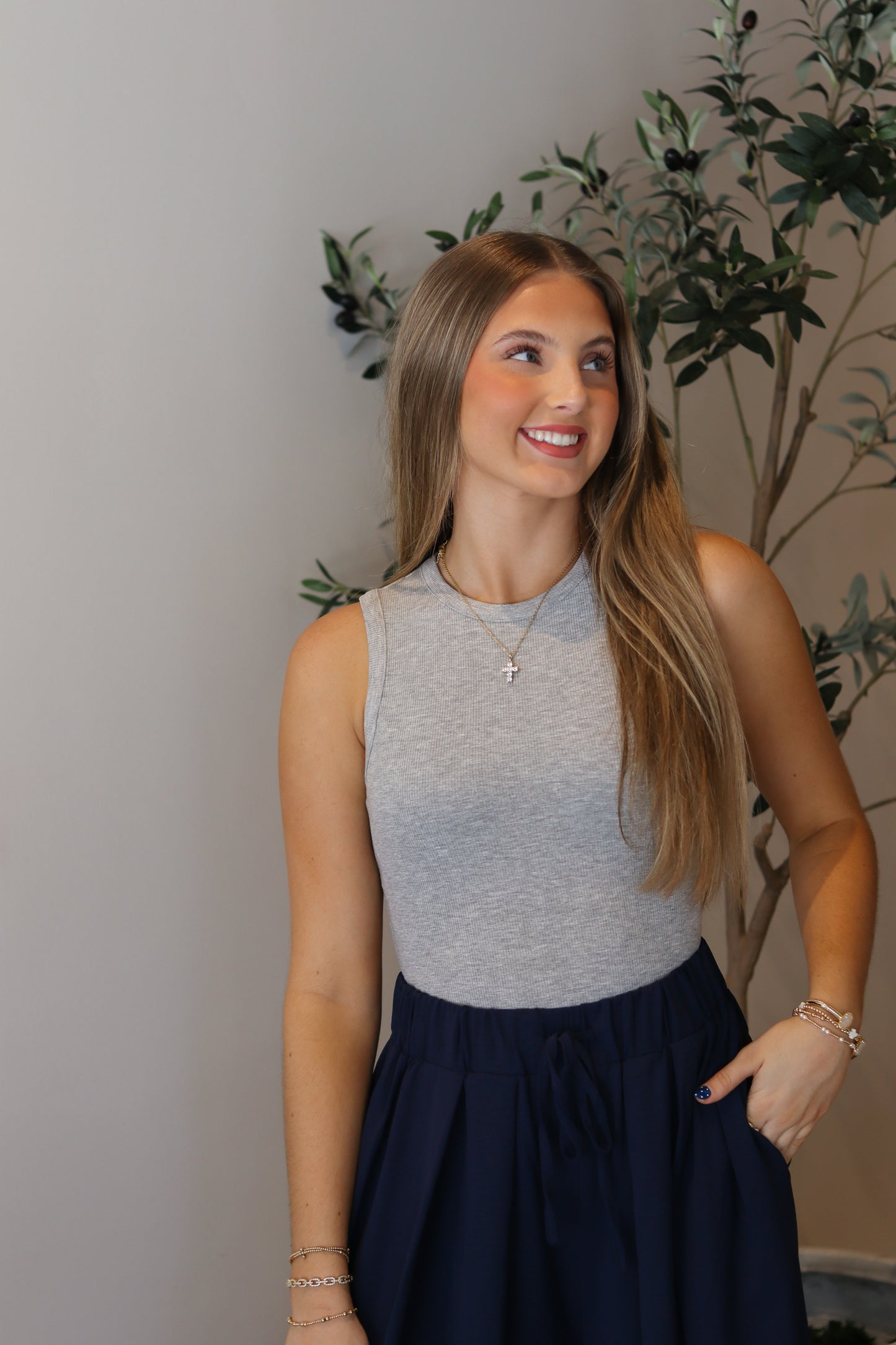 Luxe Bodysuit - Grey