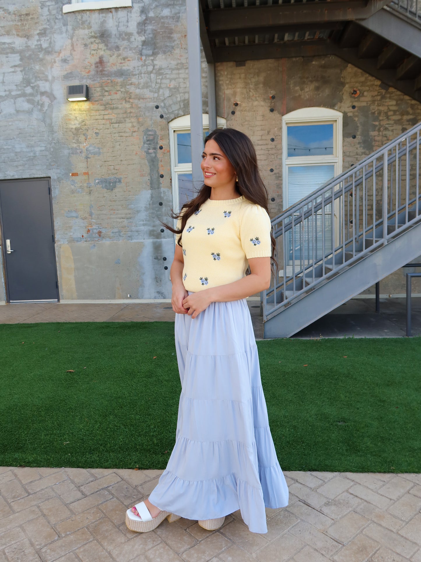 Florence Tiered Maxi Skirt