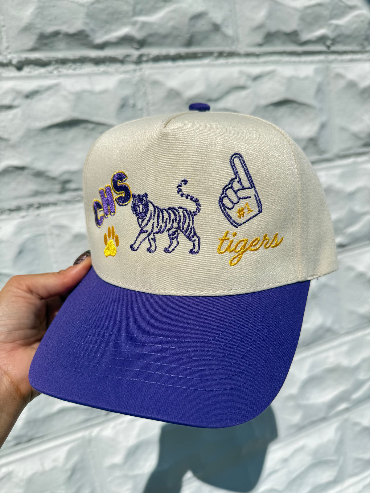 Tigers Patch Work Trucker Hat