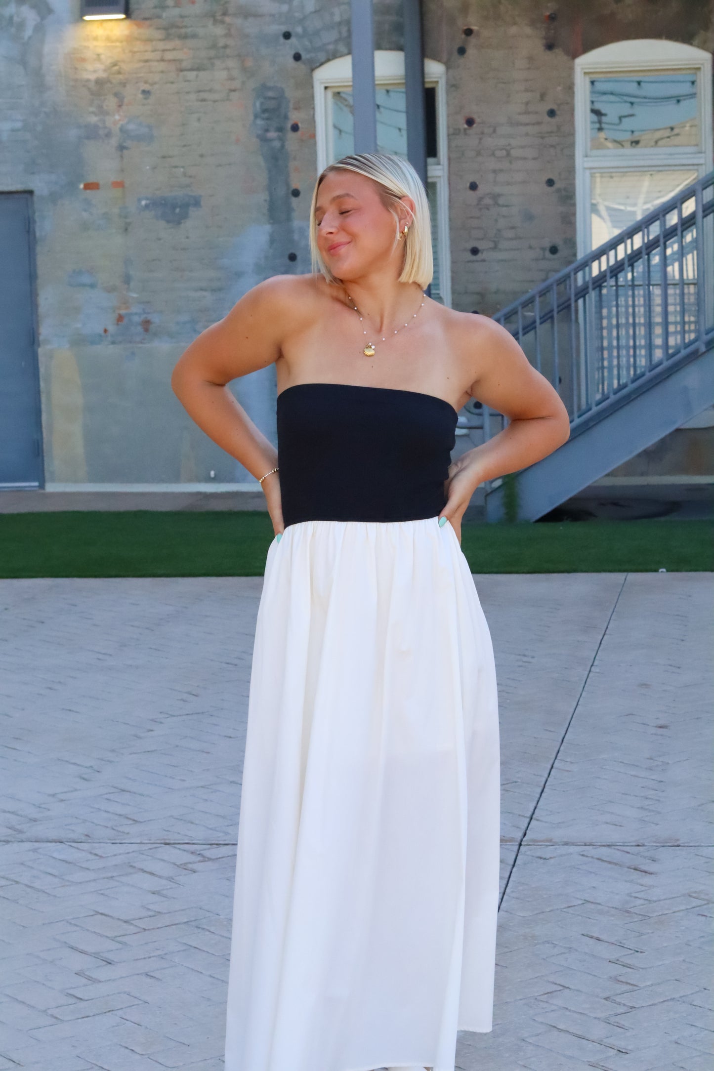 Sistine Strapless Maxi Dress