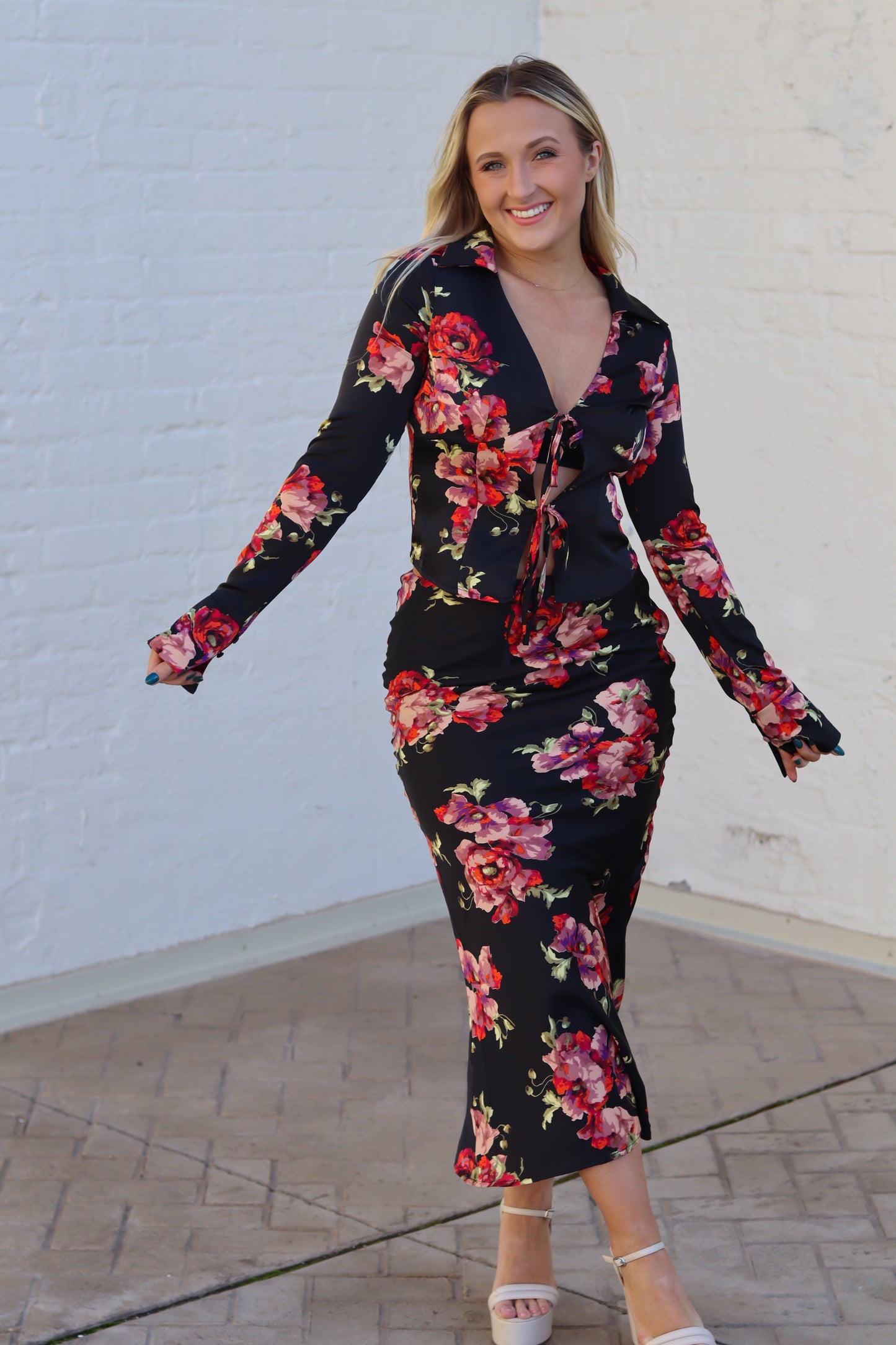 Veronica Floral Top