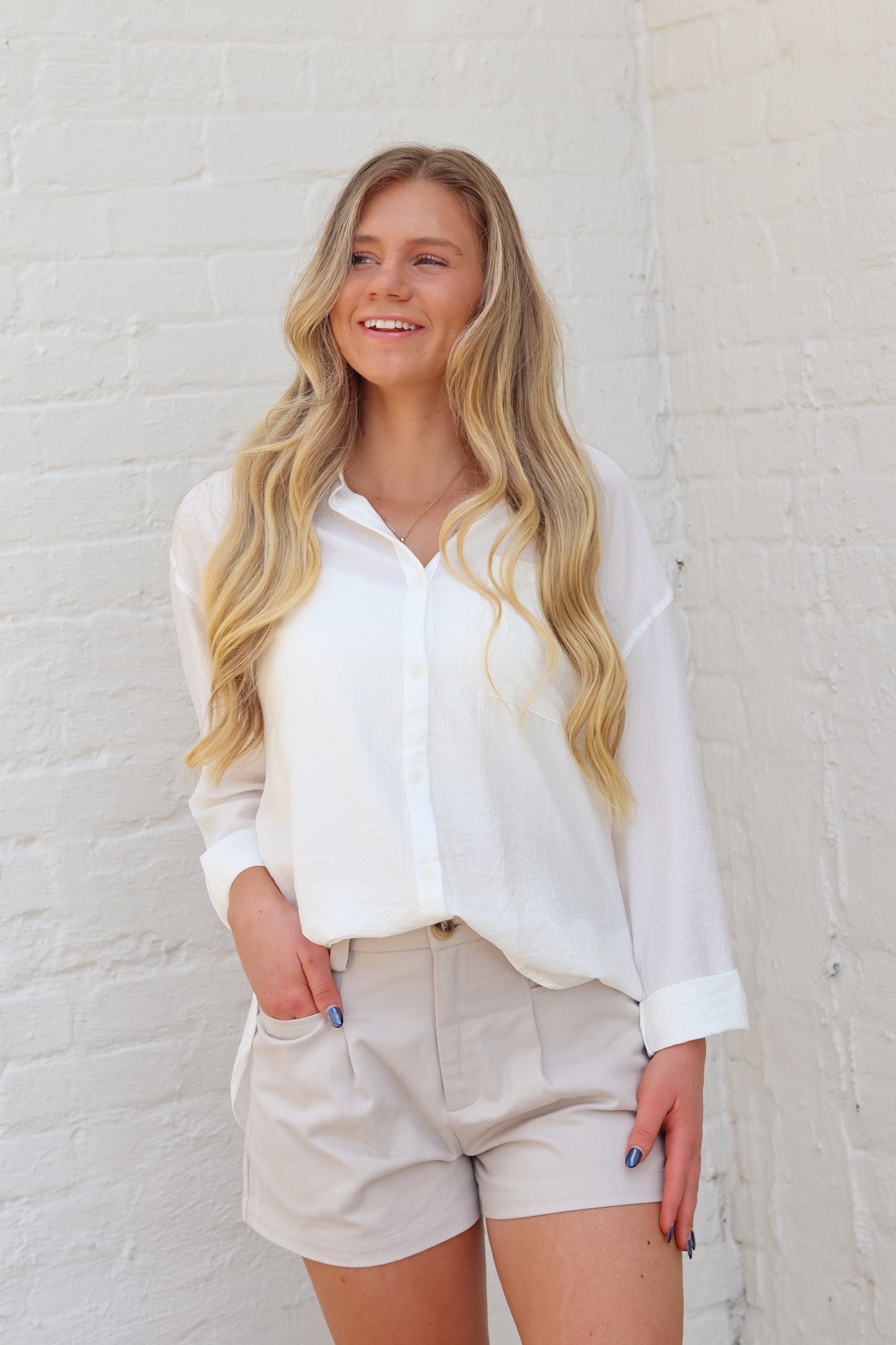 Nantucket Button Up - Off White