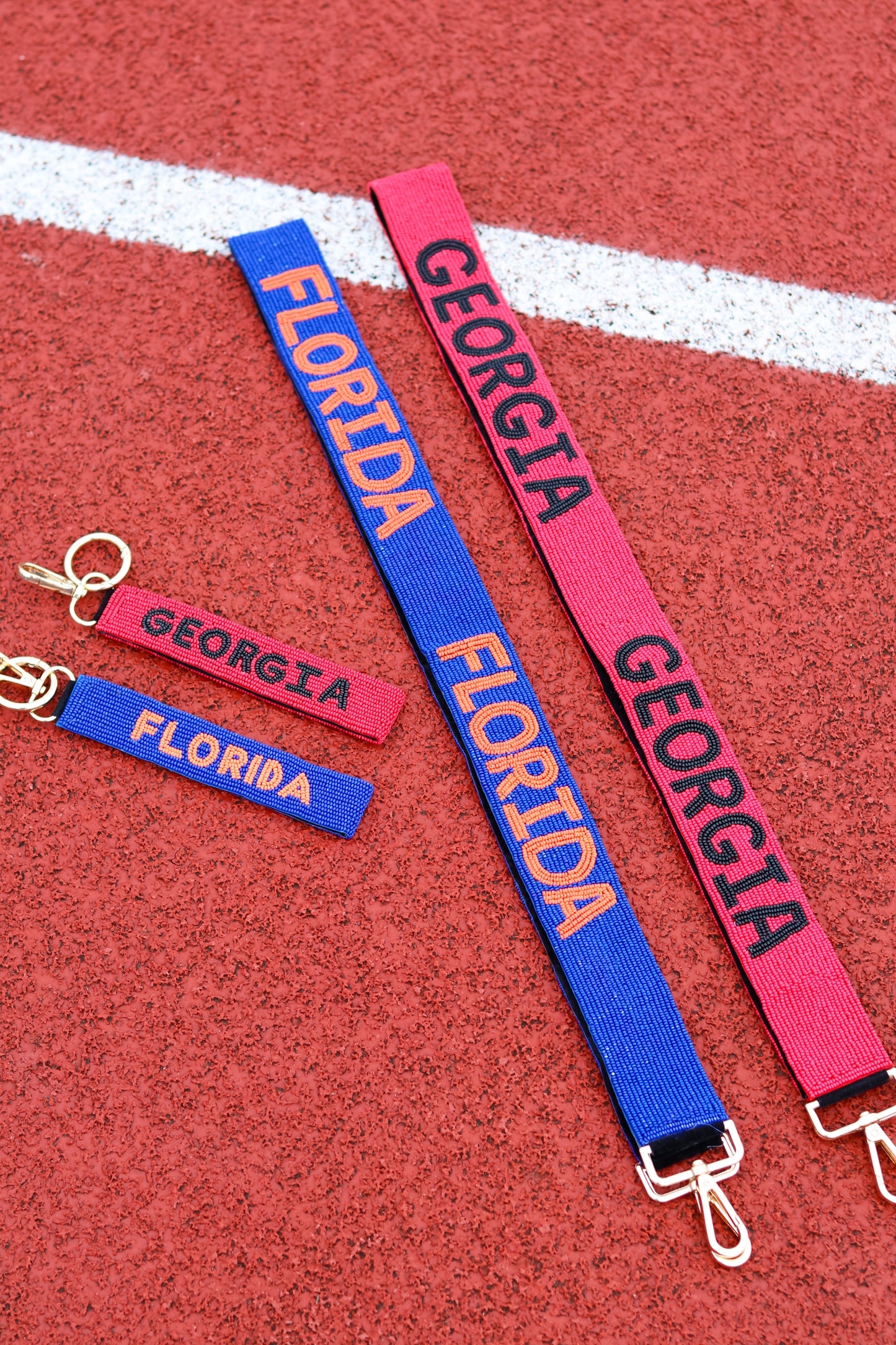 Florida Beaded Keychain