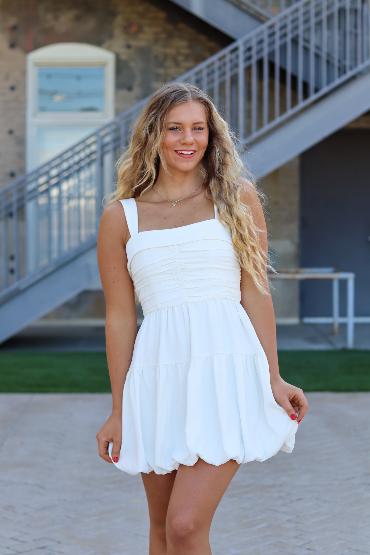 Sabrina Bubble Mini Dress