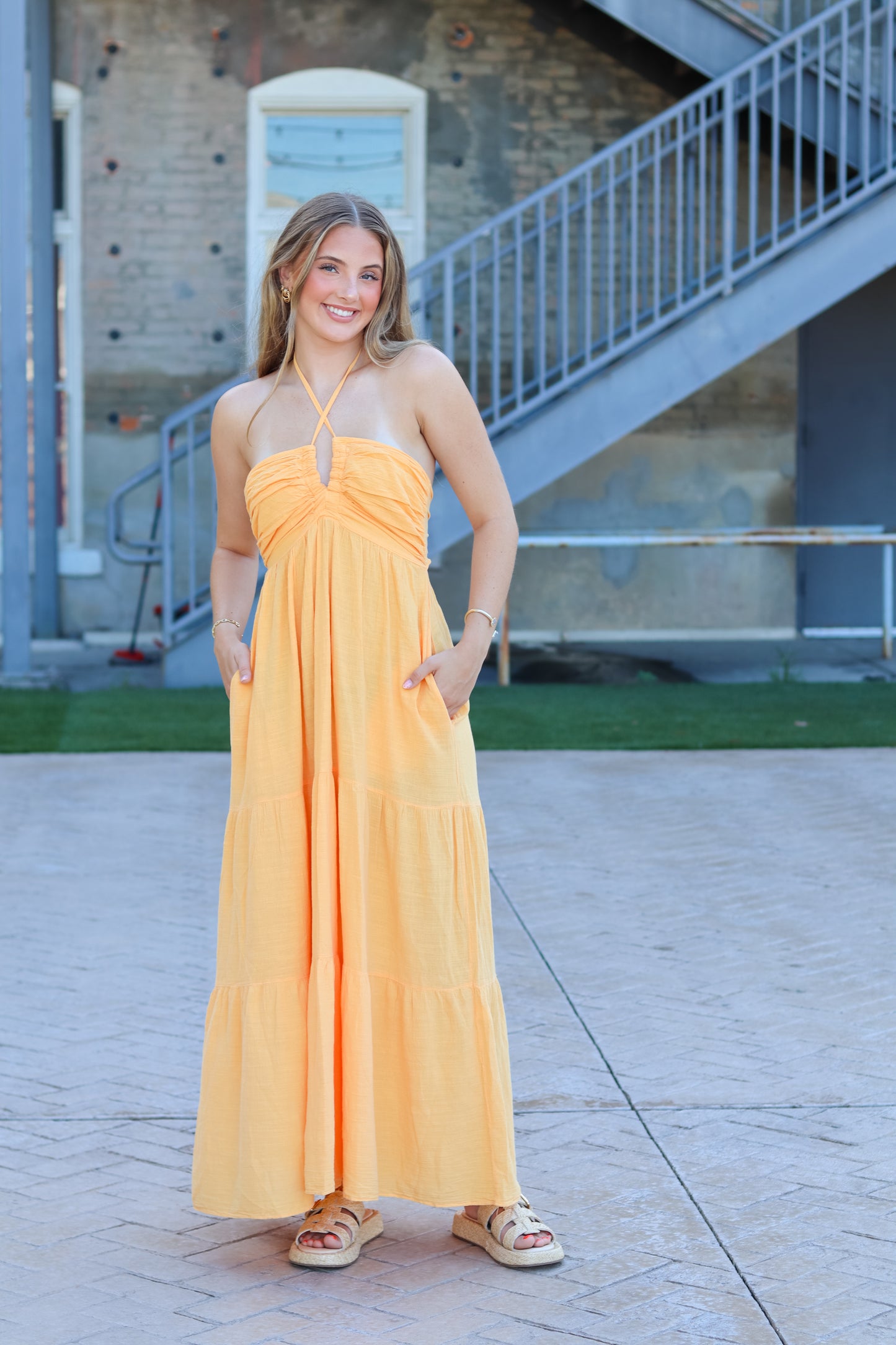 Bombshell Flowy Dress