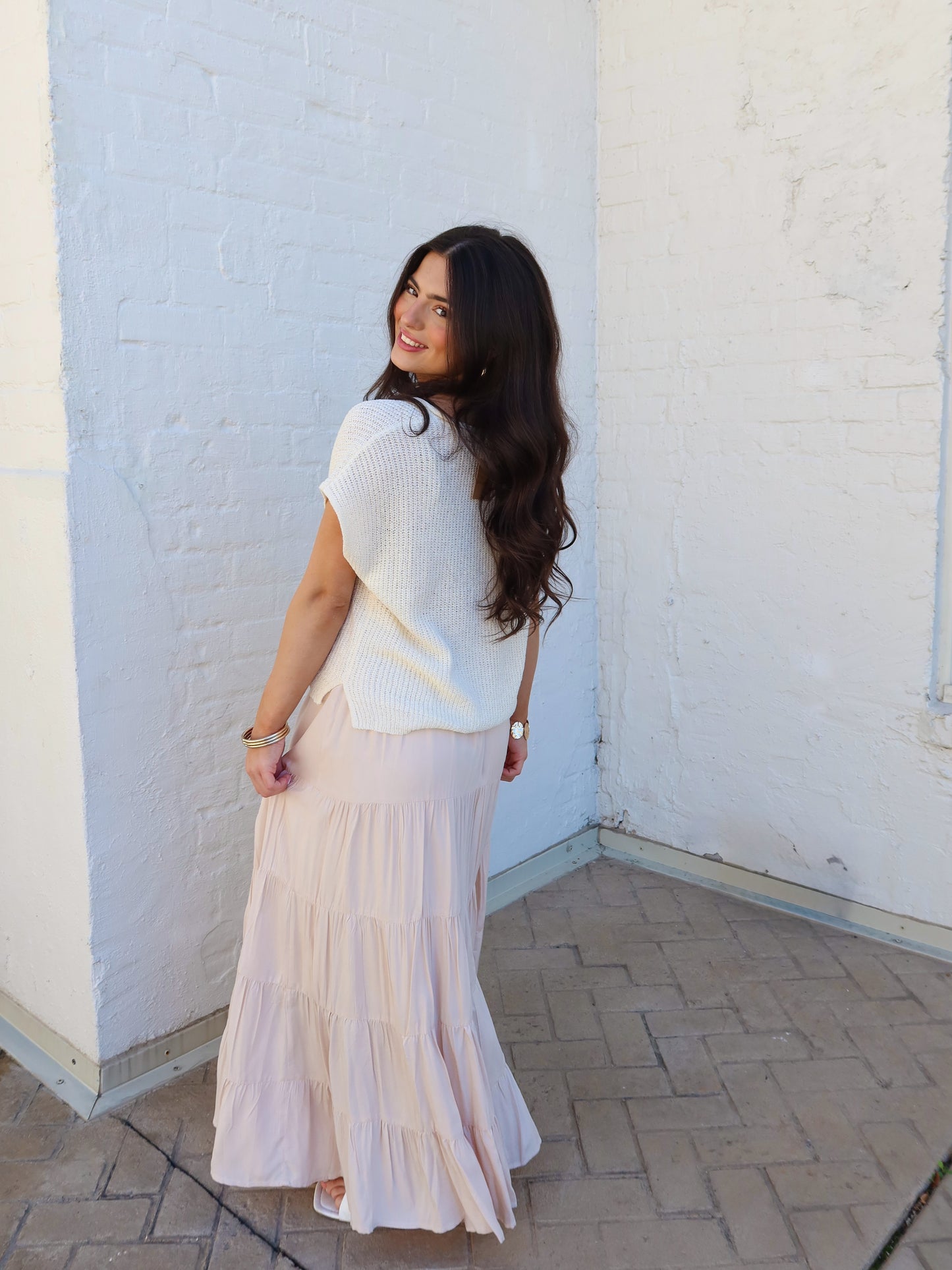 Florence Tiered Maxi Skirt