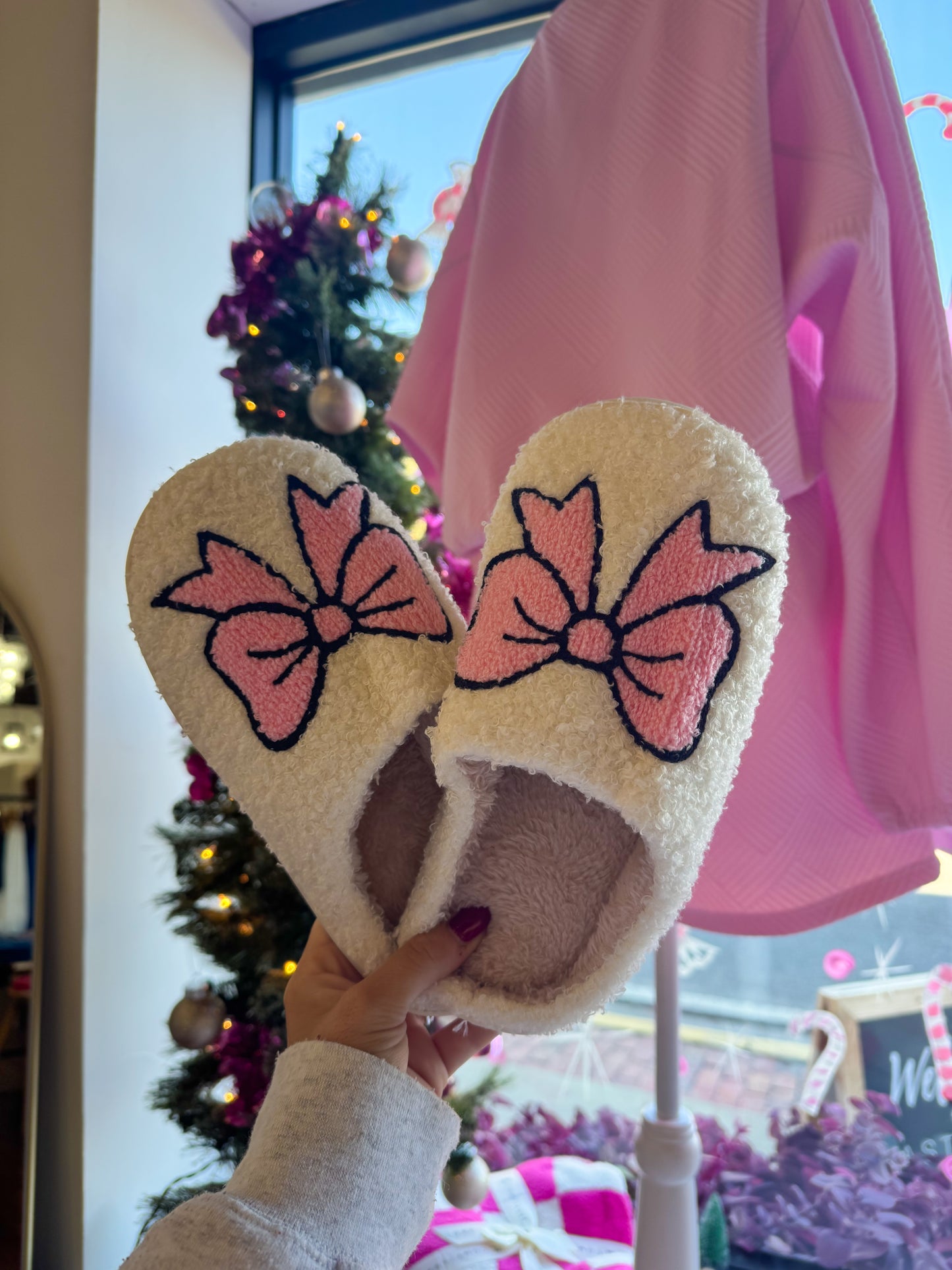 Cindy Lou Bow Slippers