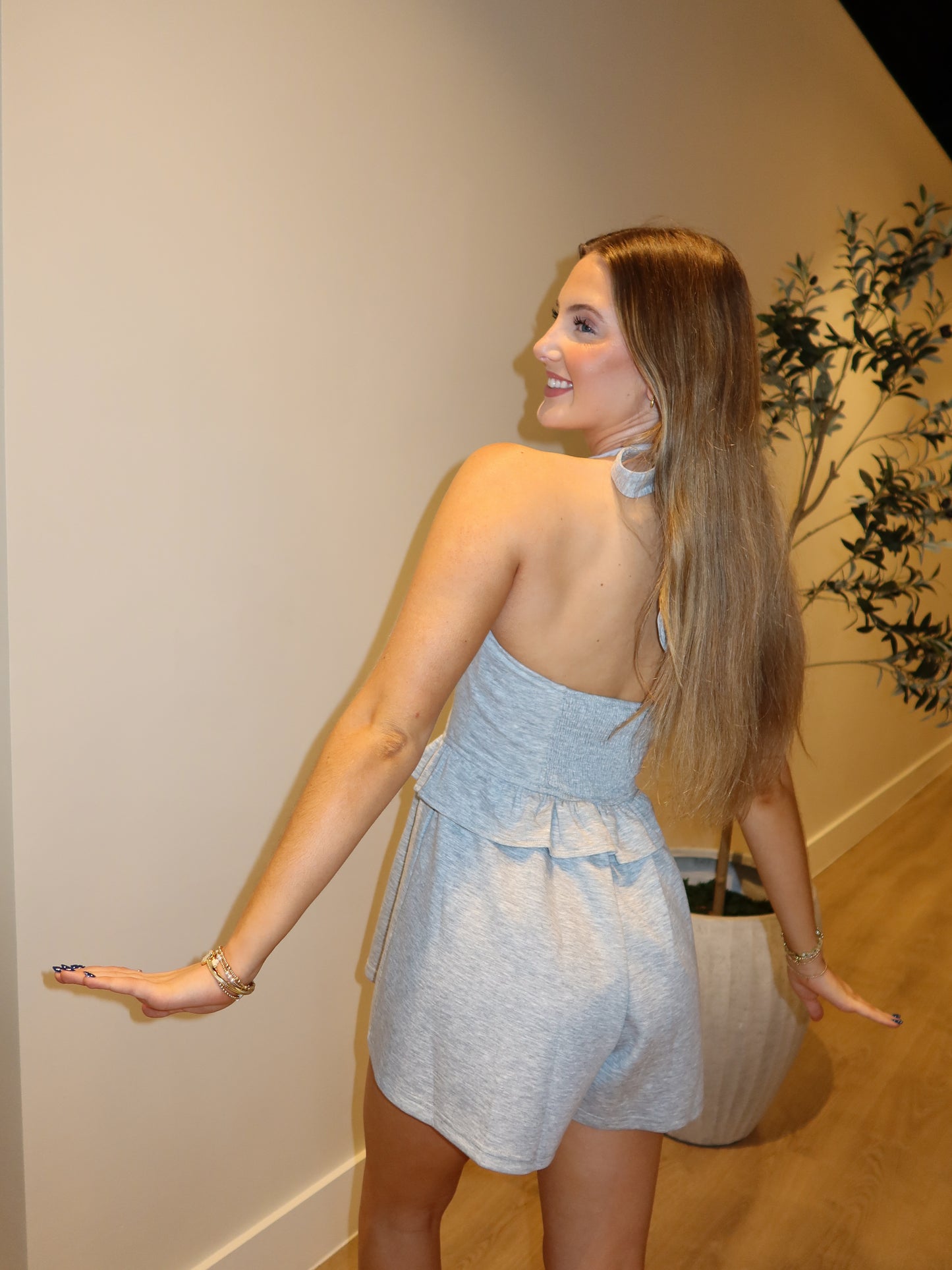 Babygirl Halter Romper