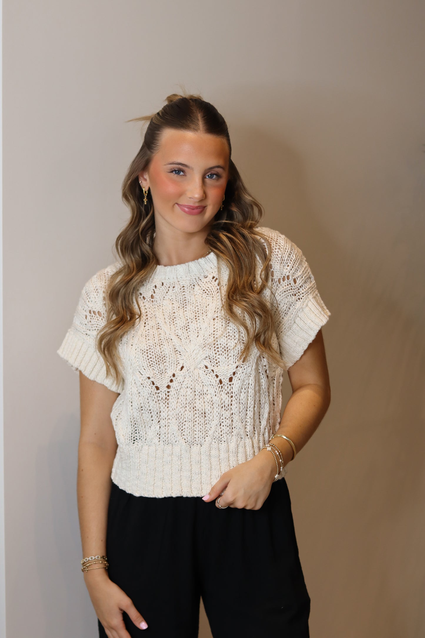 Celia Knit Top - Oatmeal