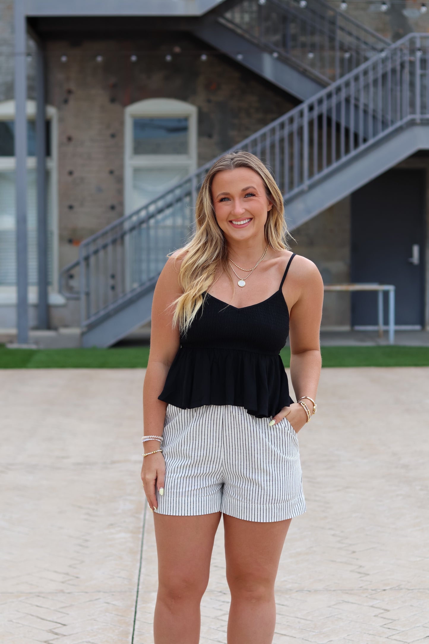 Lena Smocked Tank