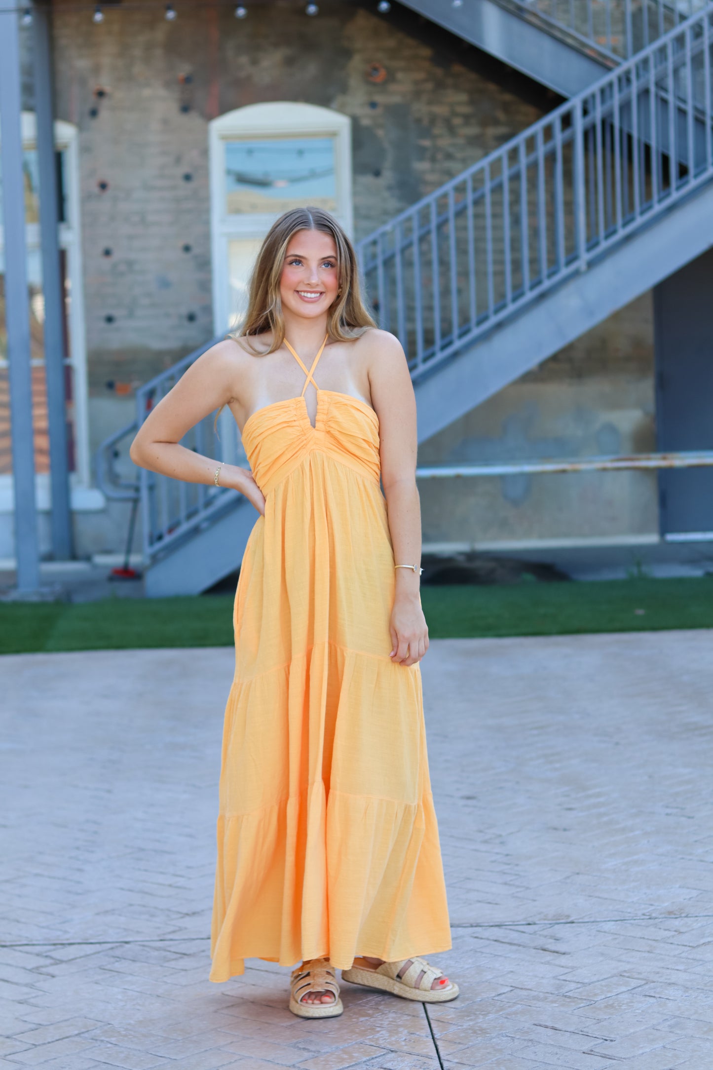 Bombshell Flowy Dress
