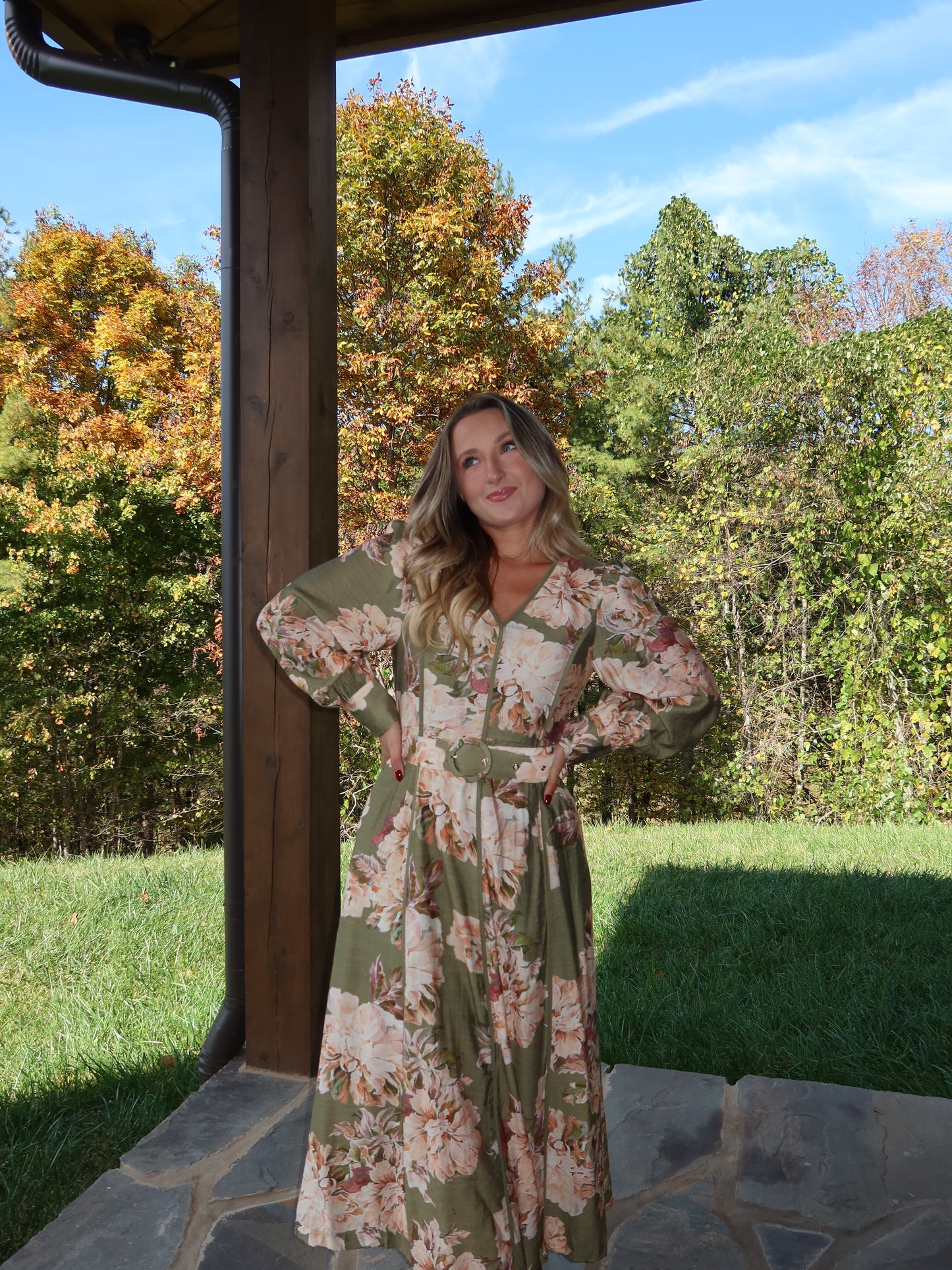 Josey Floral Midi Dress