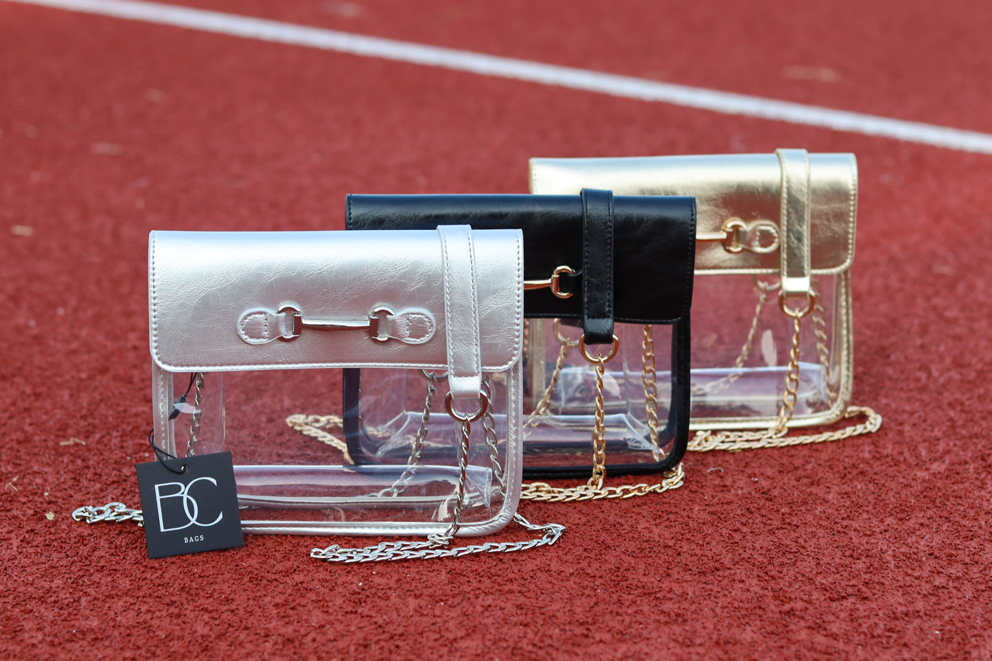 BC Clear Stadium Bag - Black