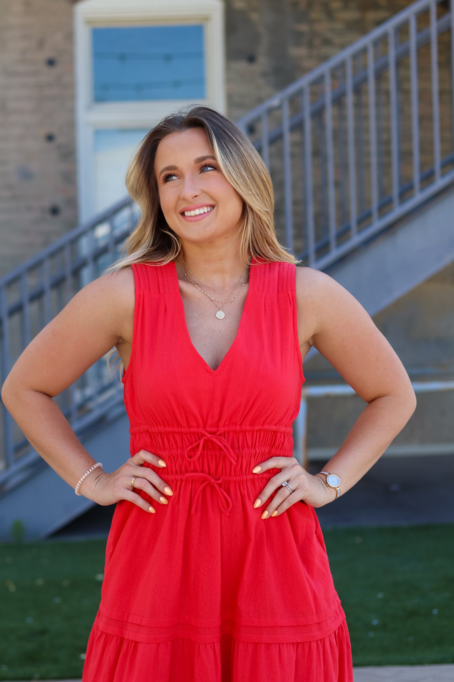 Piece of my Heart Dress - Red