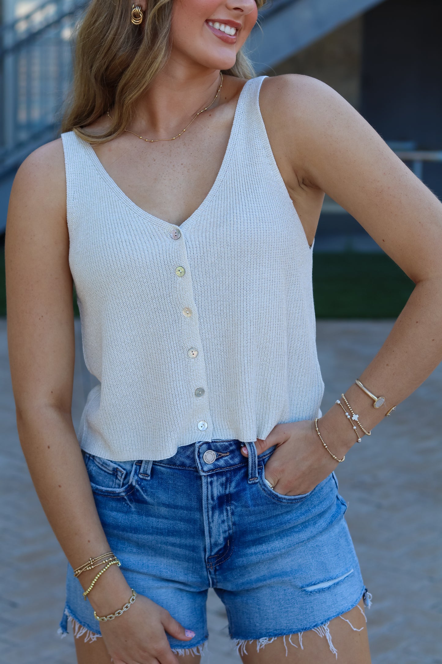 Golden Hour Knit Tank