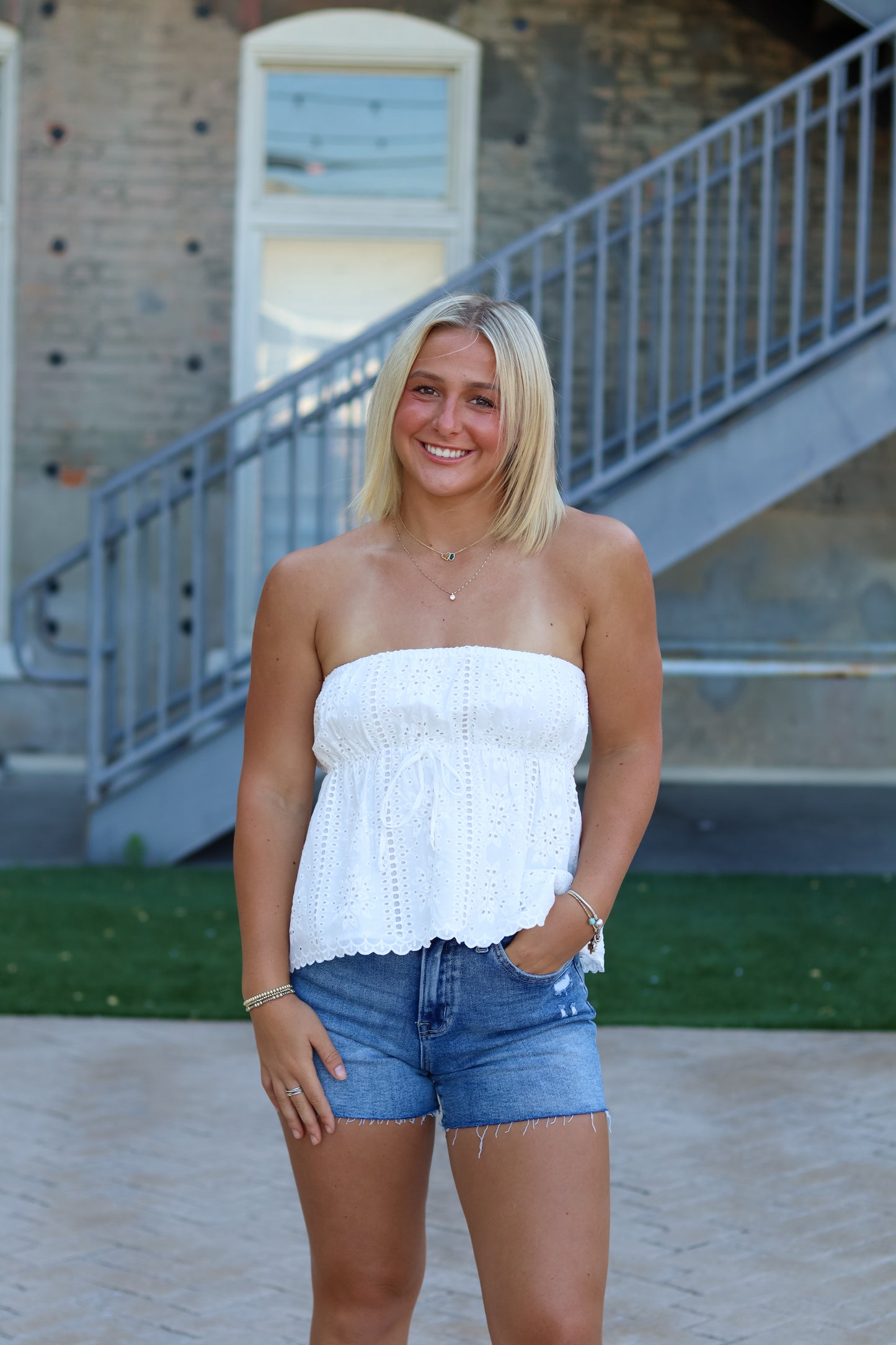 Britt Strapless Top