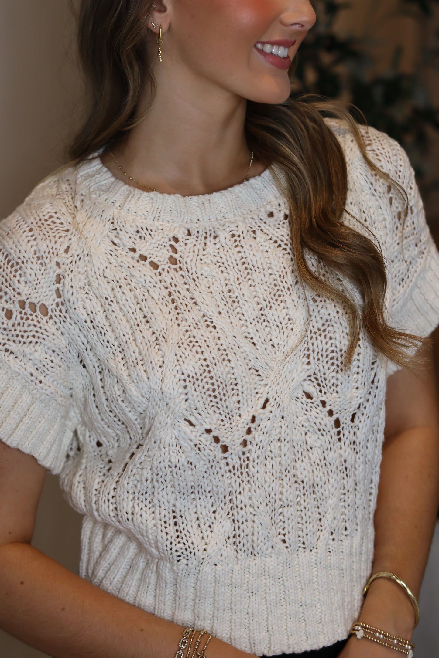 Celia Knit Top - Oatmeal