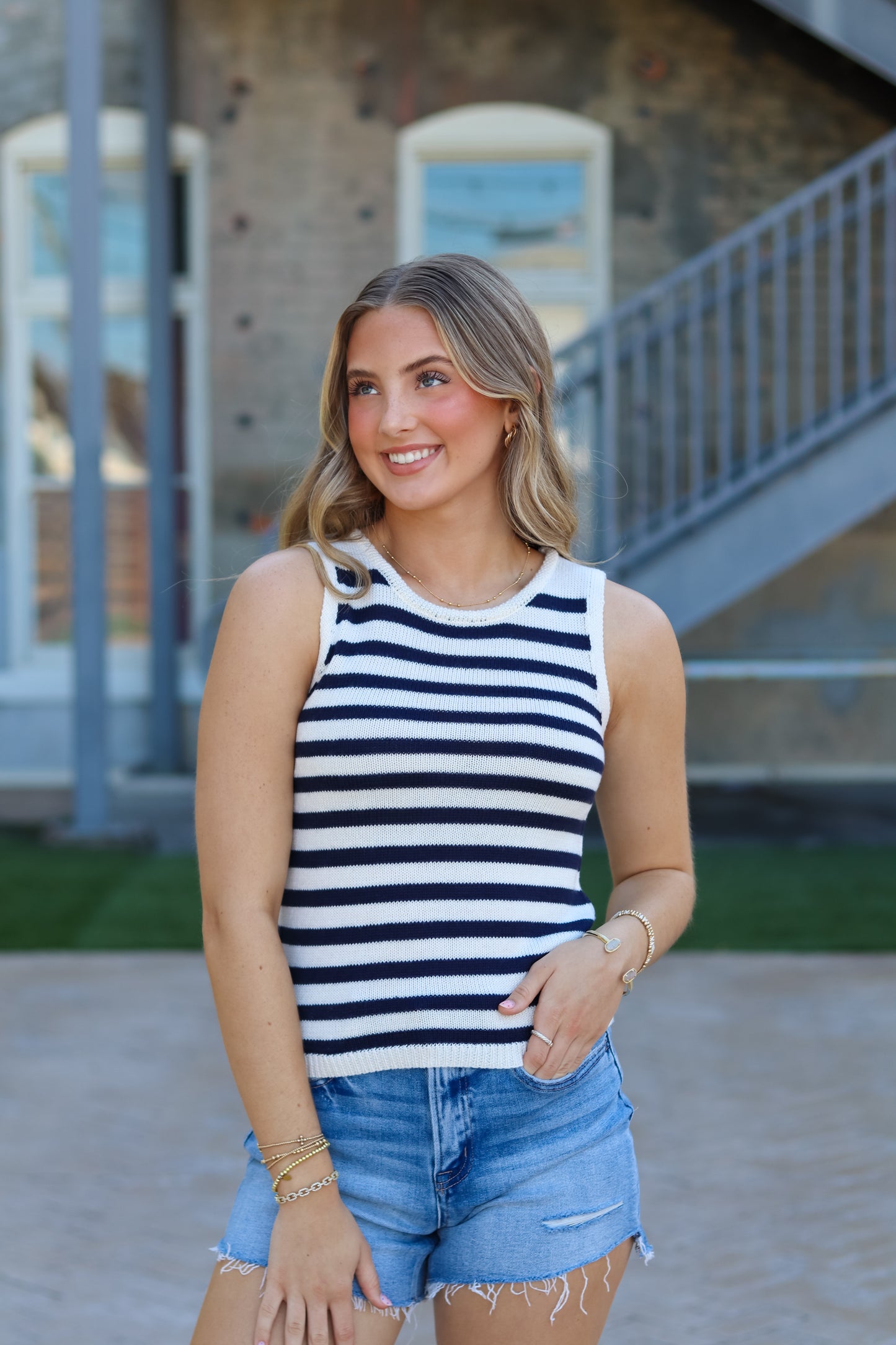 Phoebe Striped Tank