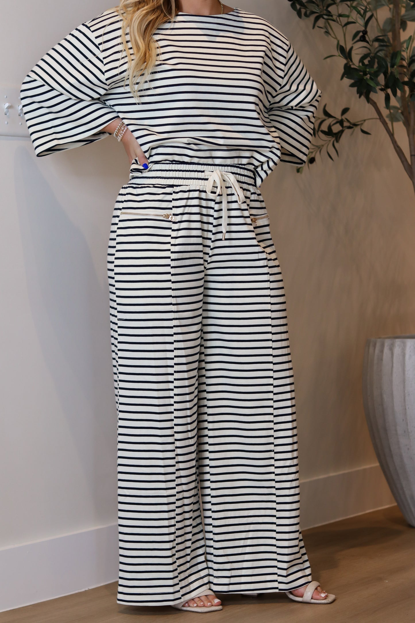 Zuri Striped Trousers