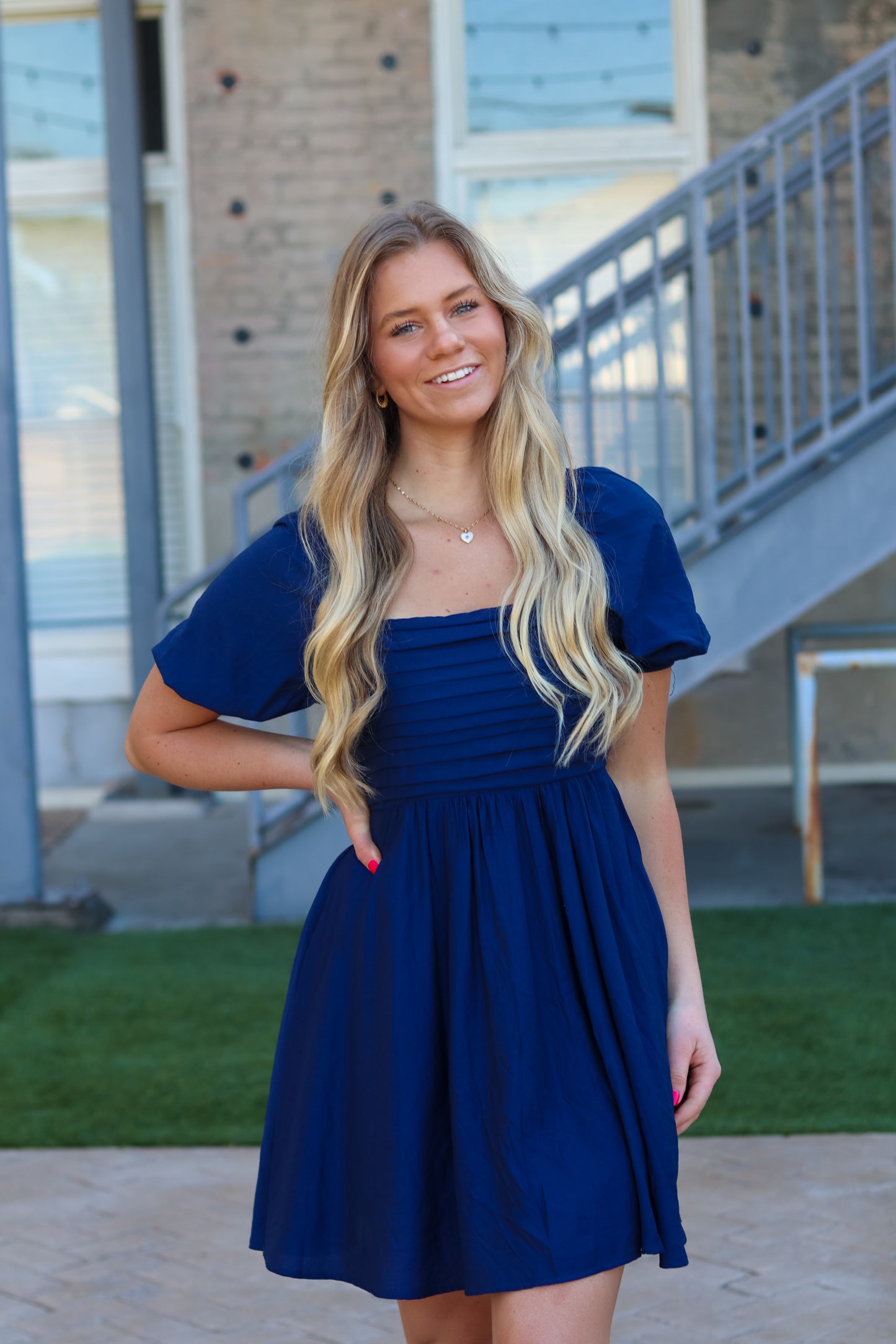 Kyria Puff Sleeve Mini Dress