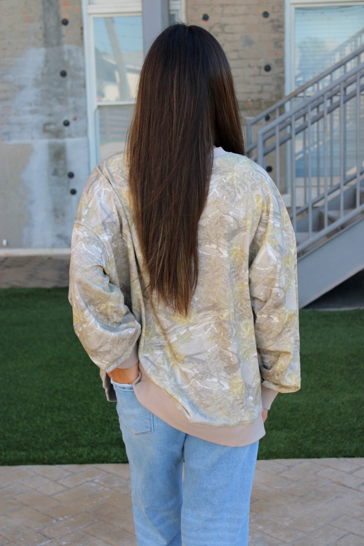 Cozy Camo Crewneck