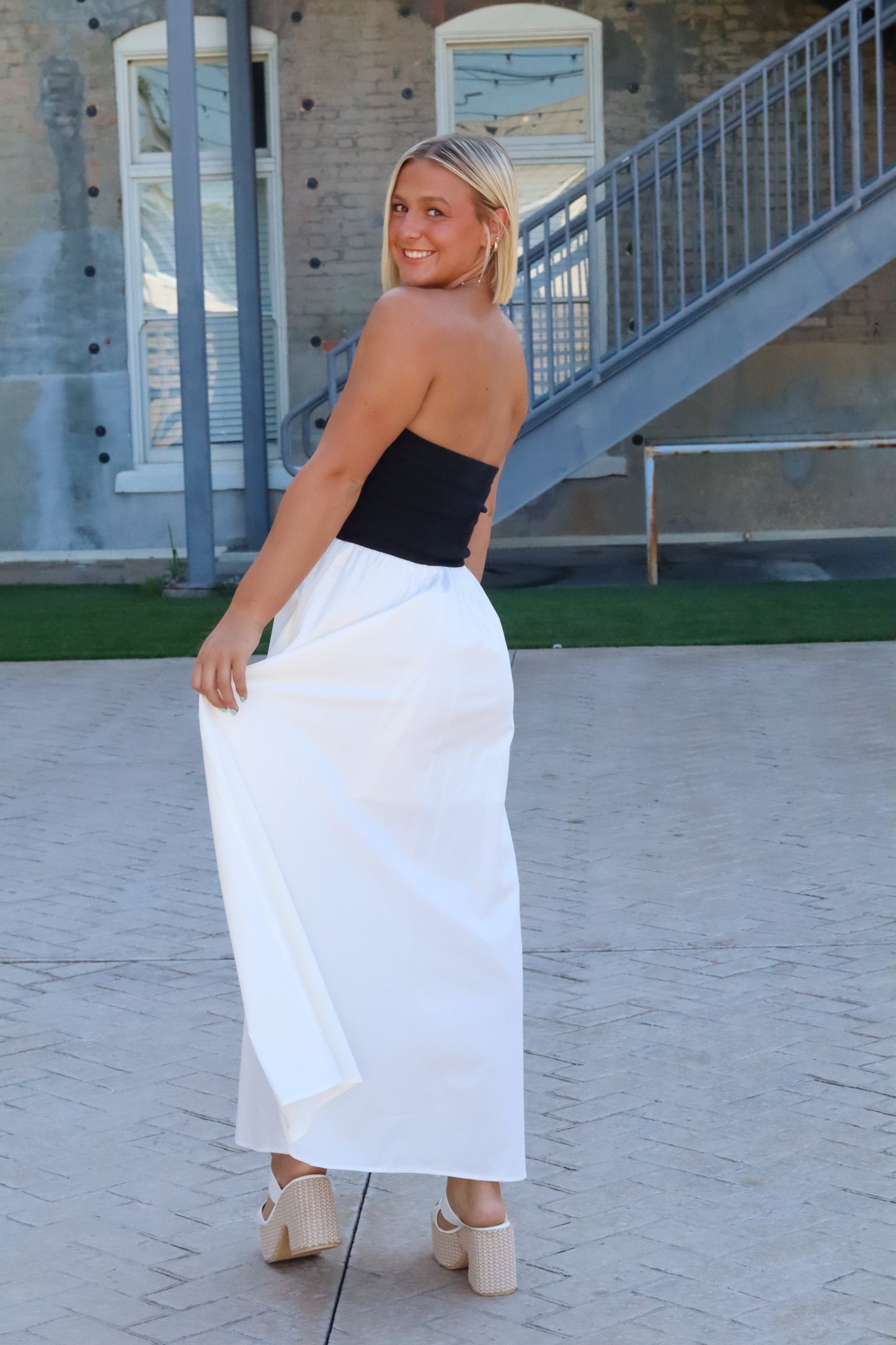 Sistine Strapless Maxi Dress