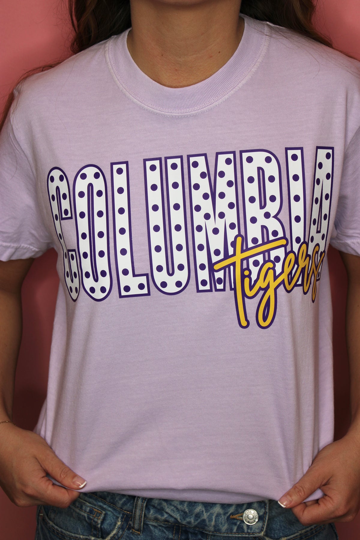 Columbia Tigers Lavender T-shirt