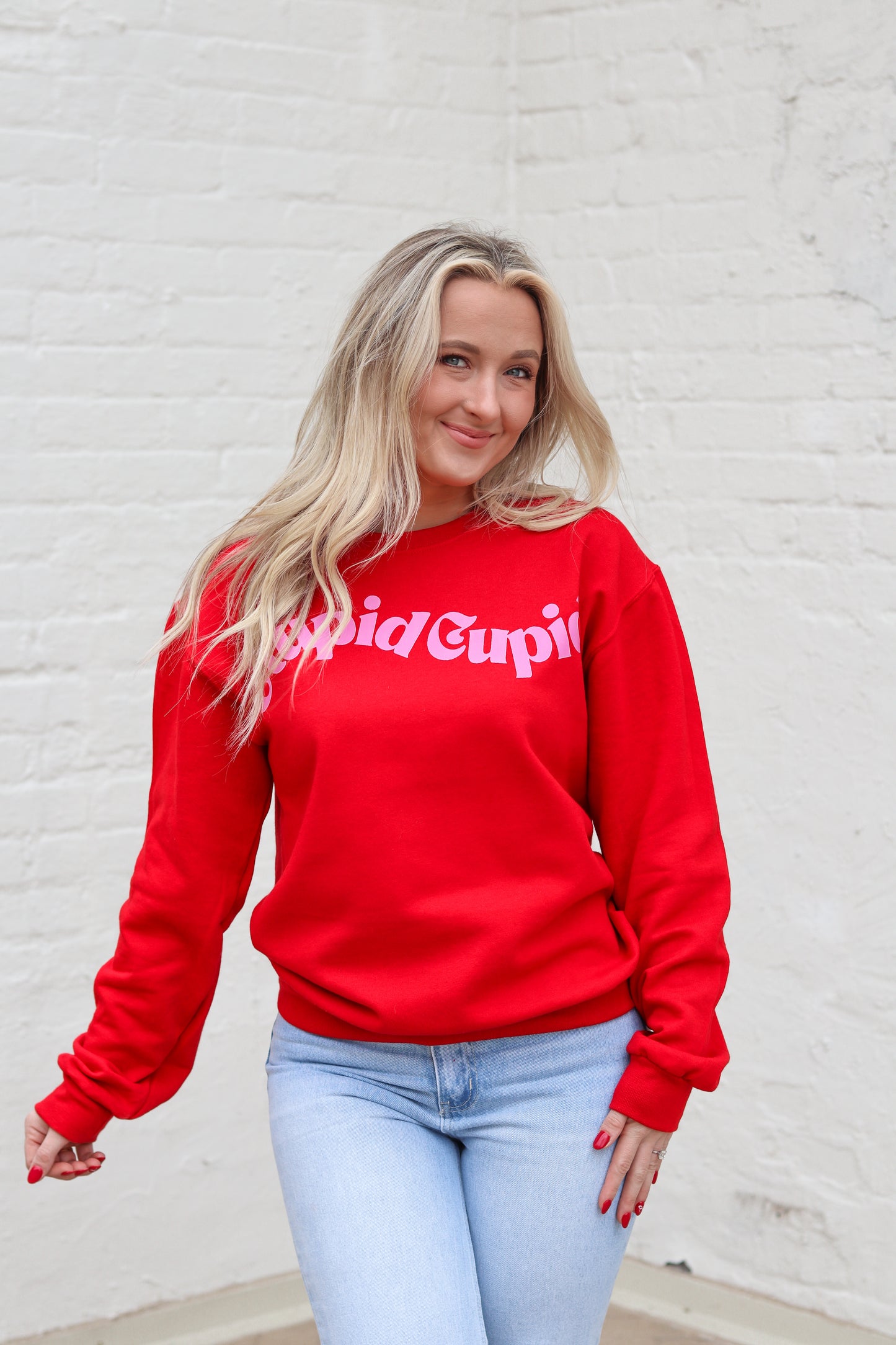 Stupid Cupid Crewneck