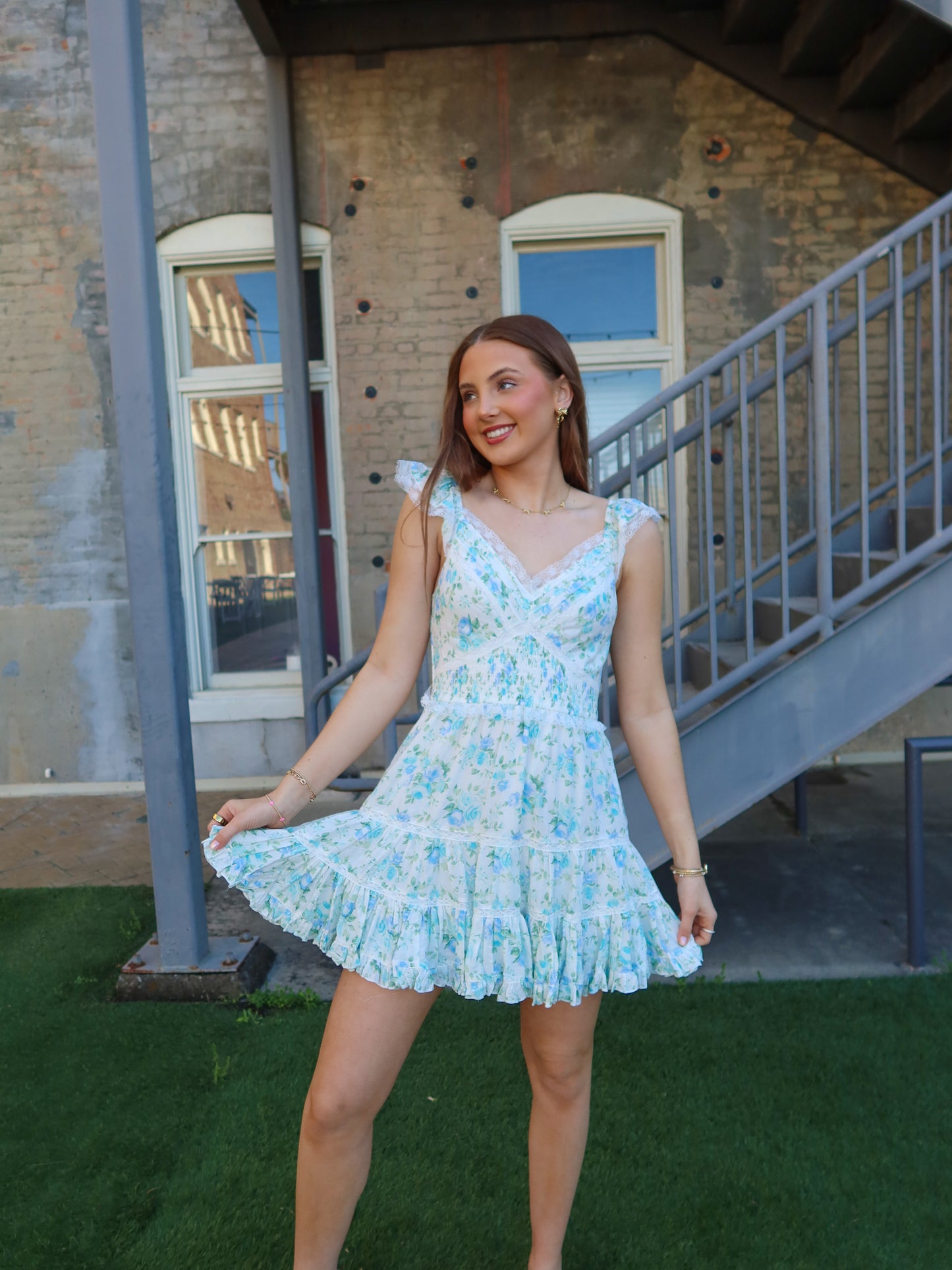 Daria Lace Mini Dress