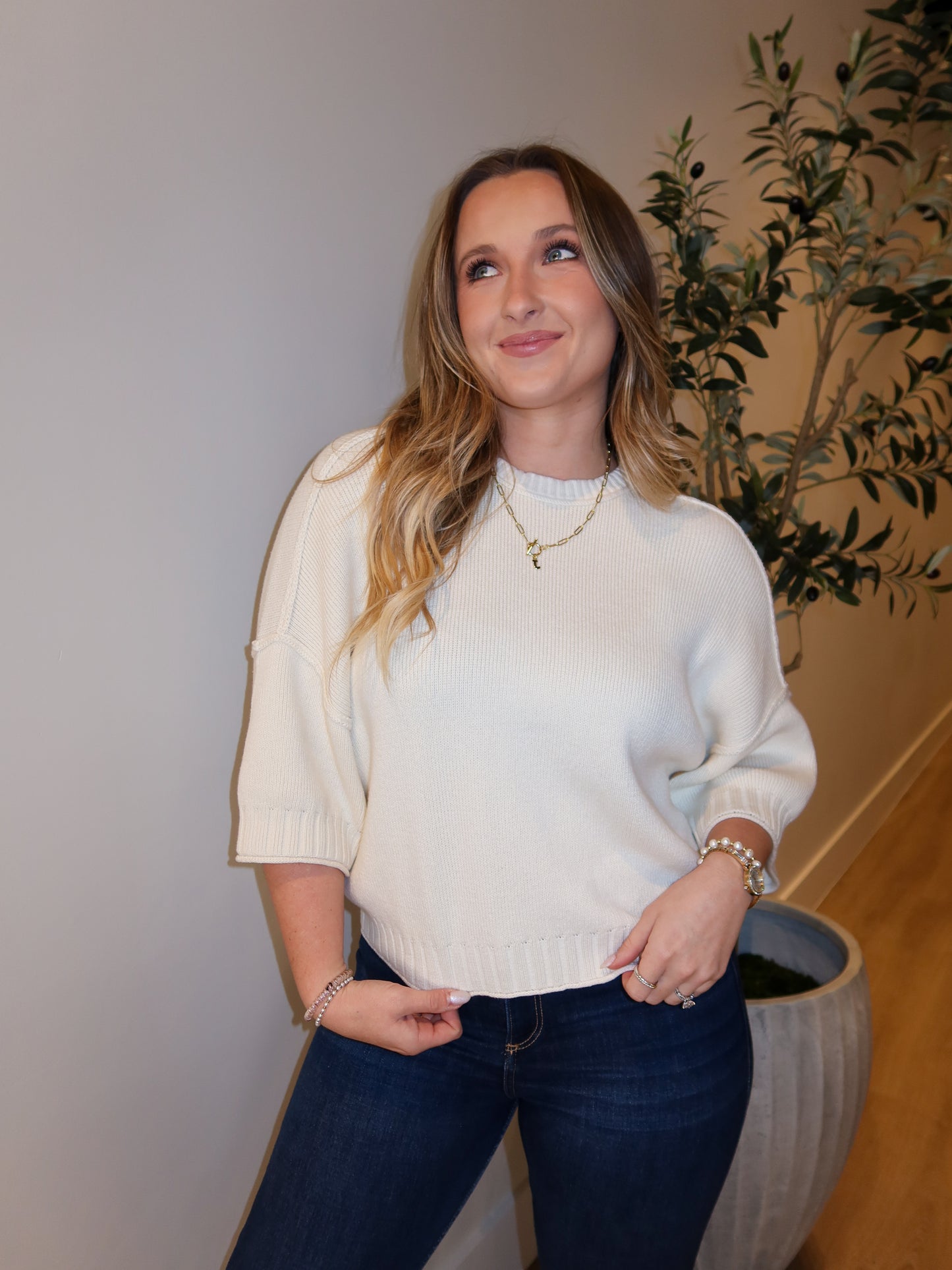 Andy Drop Shoulder Sweater