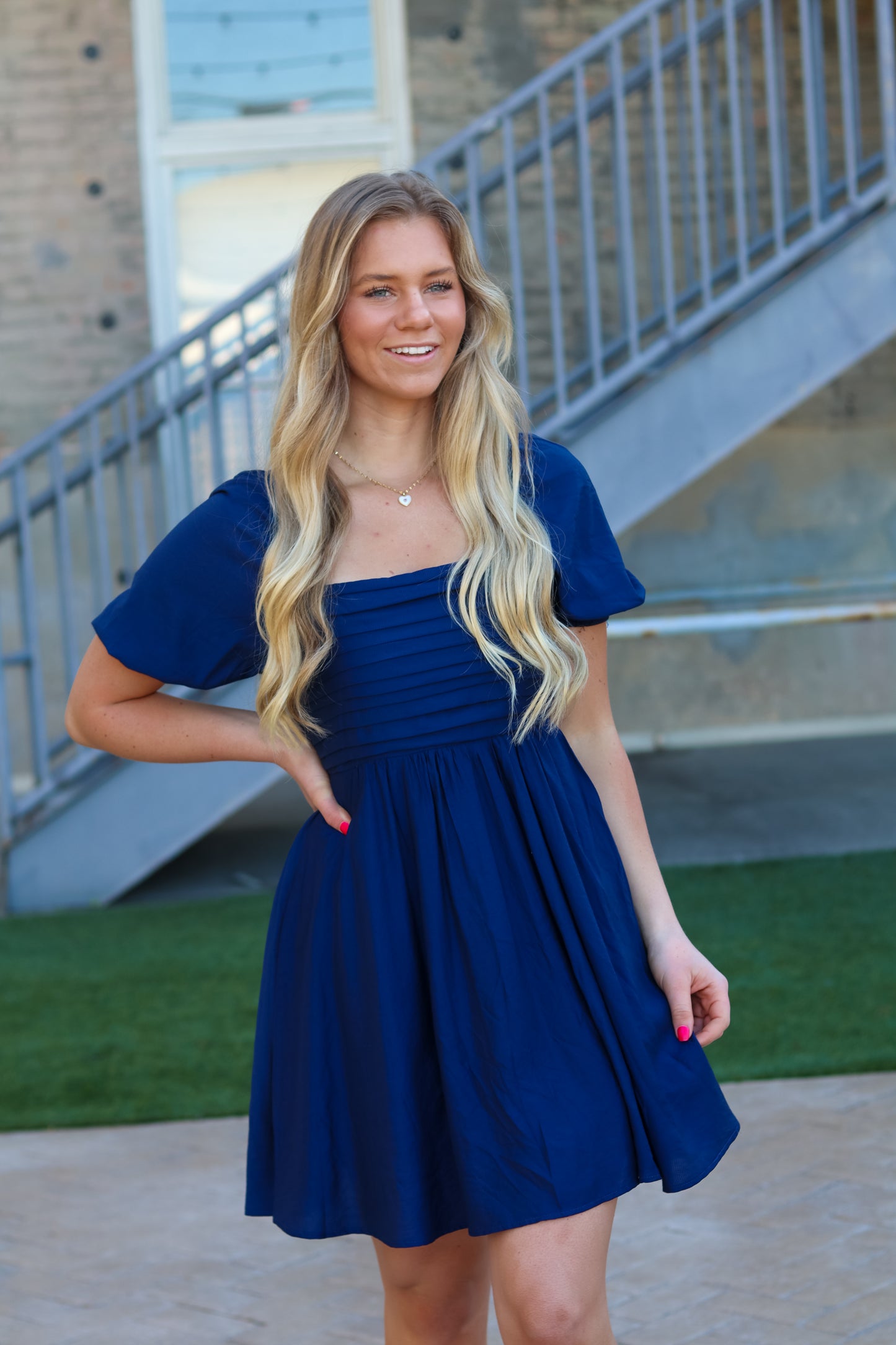 Kyria Puff Sleeve Mini Dress
