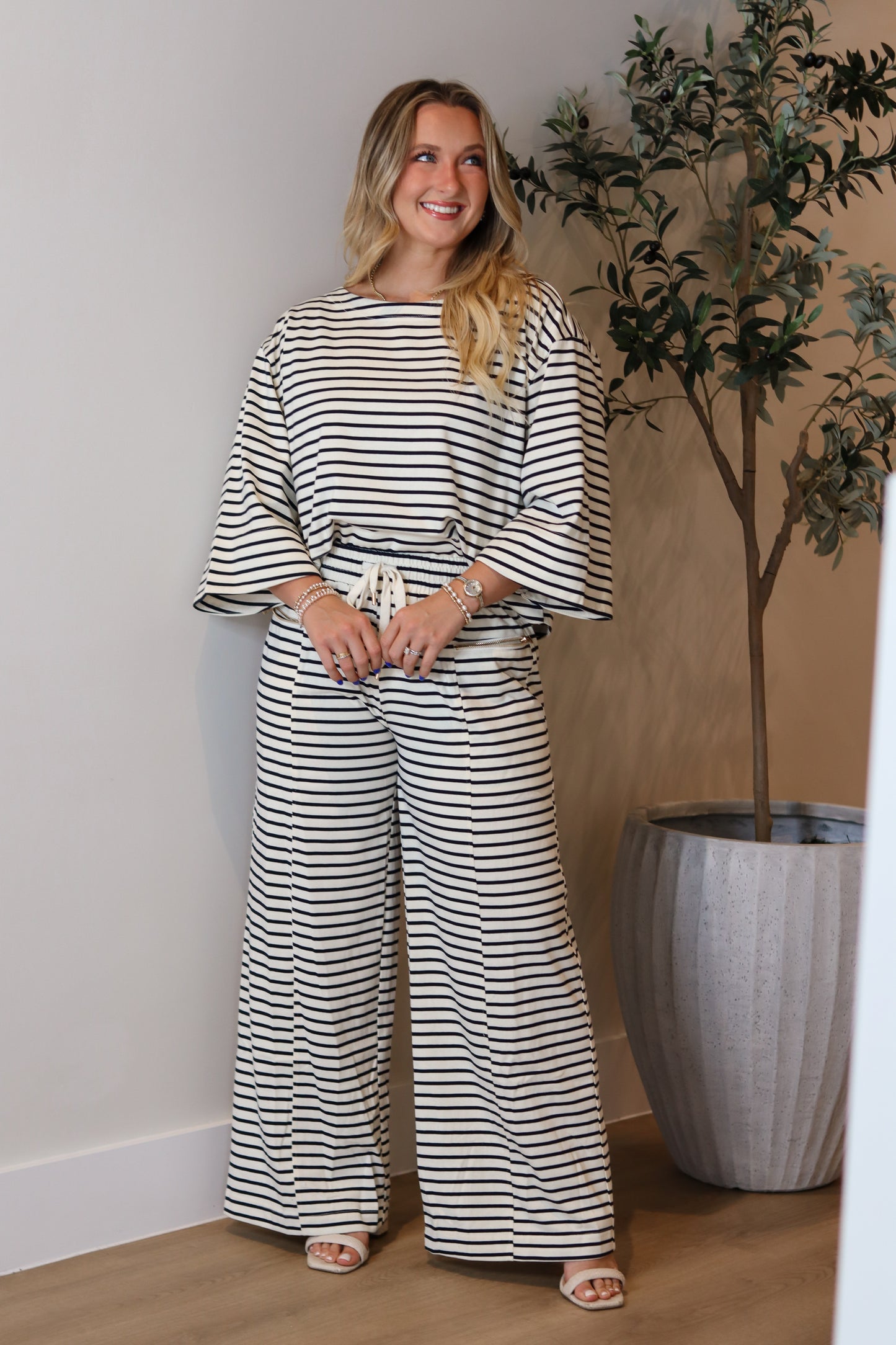 Zuri Striped Trousers