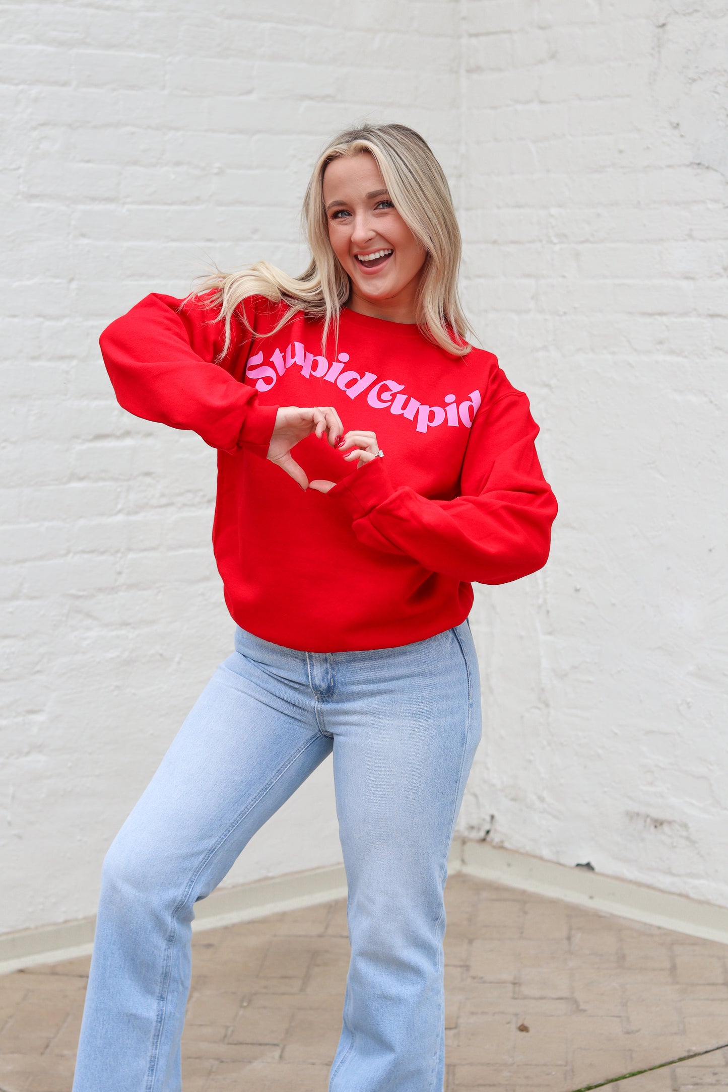Stupid Cupid Crewneck