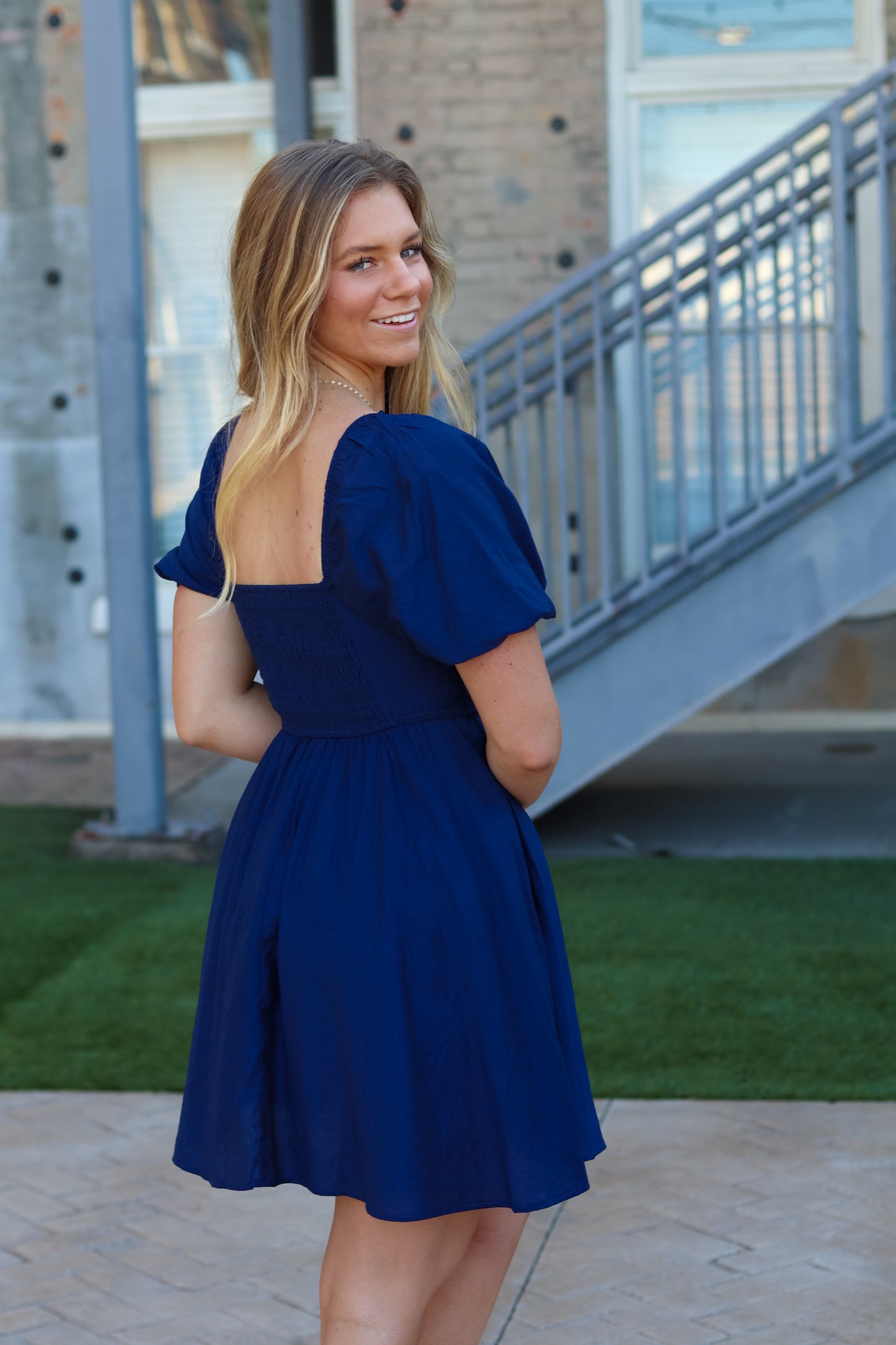 Kyria Puff Sleeve Mini Dress