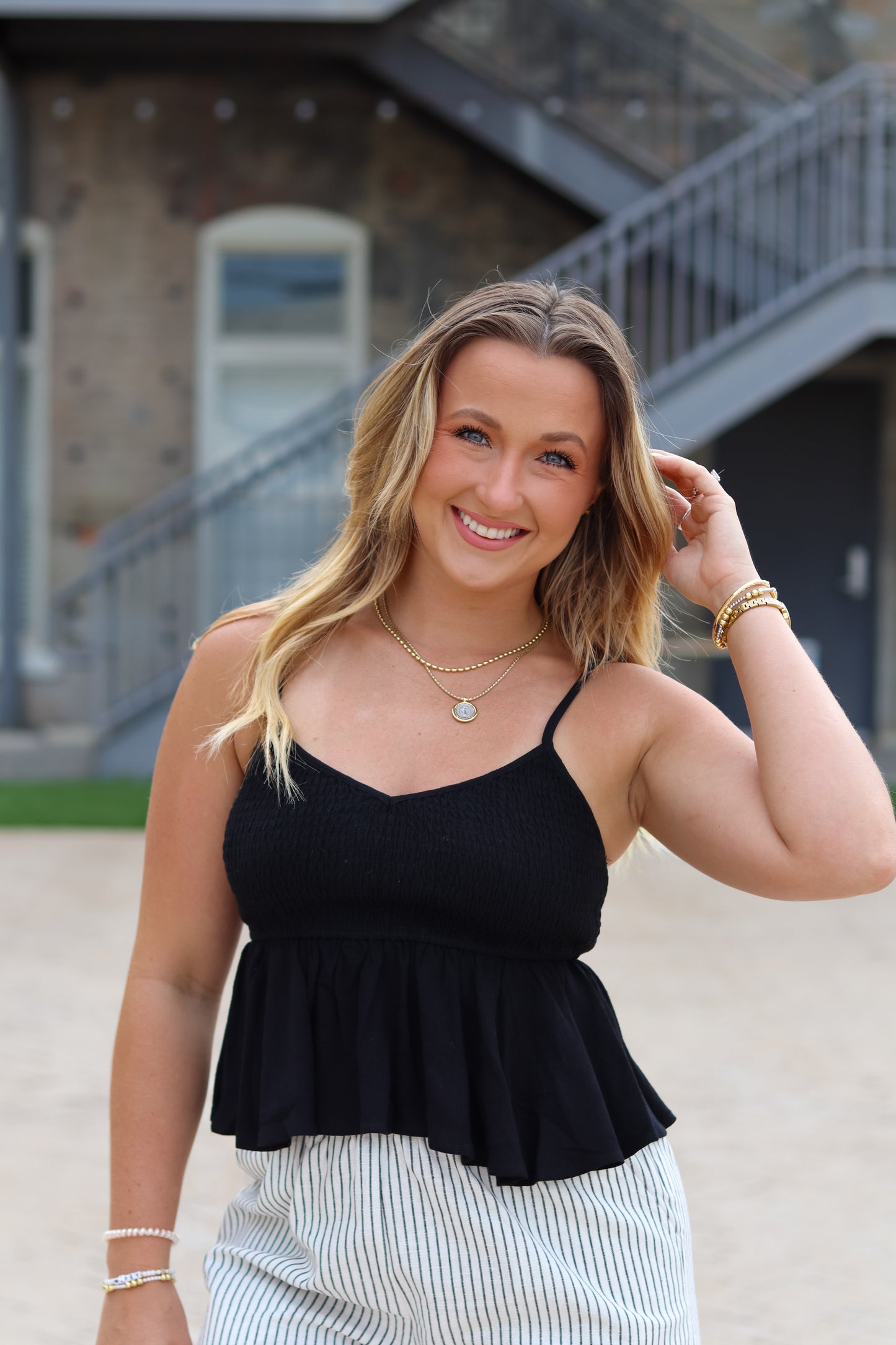 Lena Smocked Tank