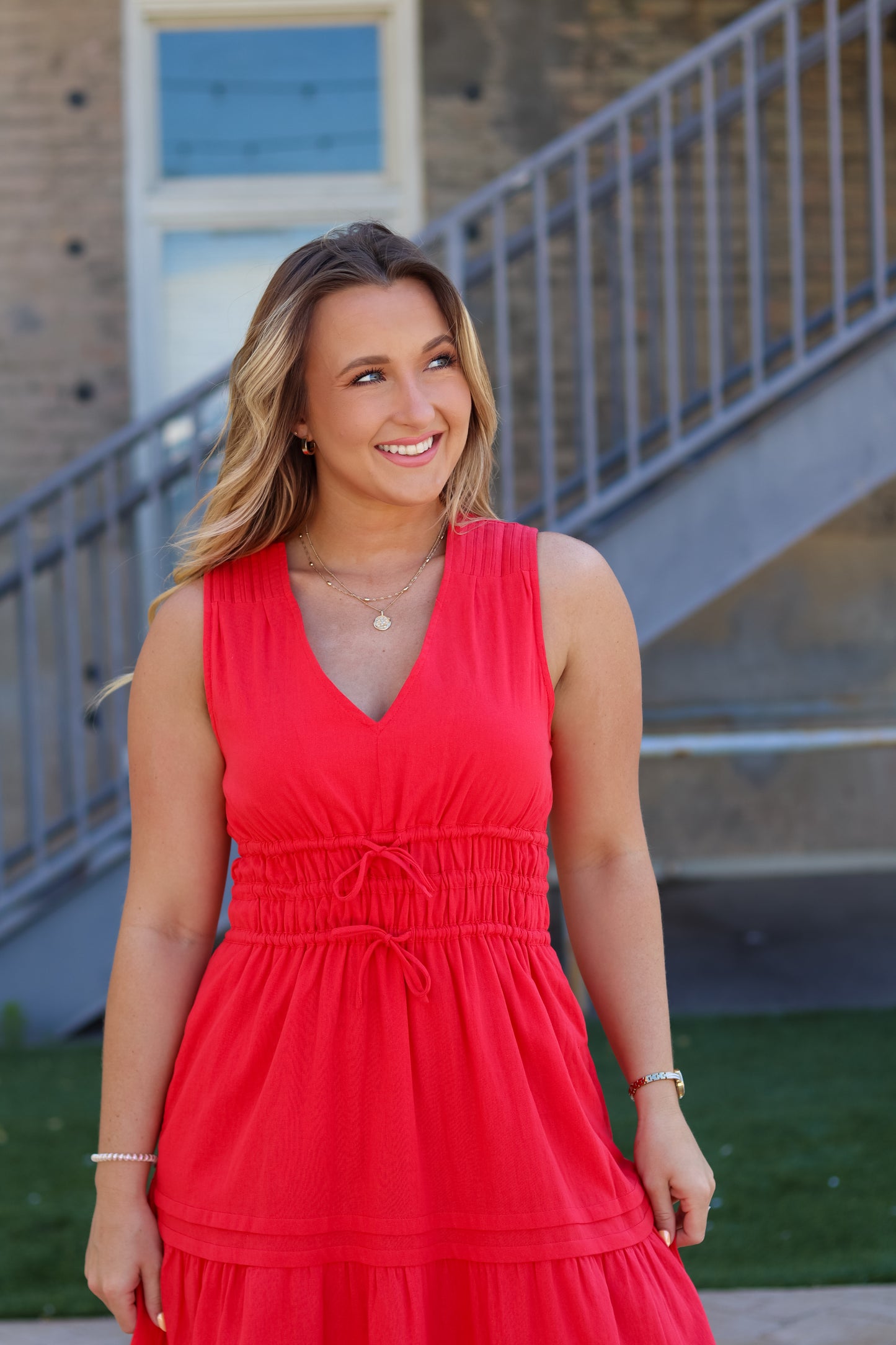 Piece of my Heart Dress - Red