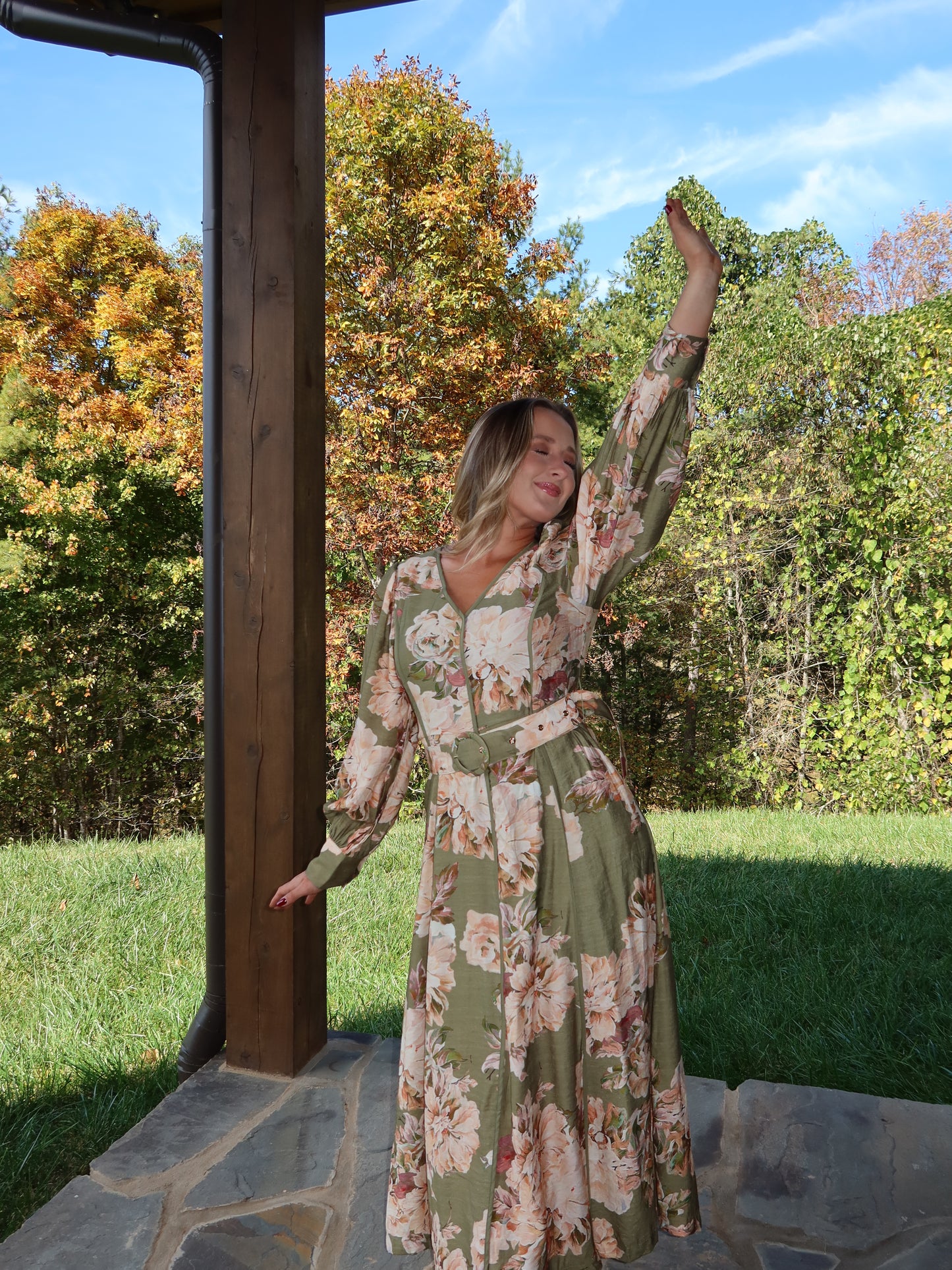 Josey Floral Midi Dress