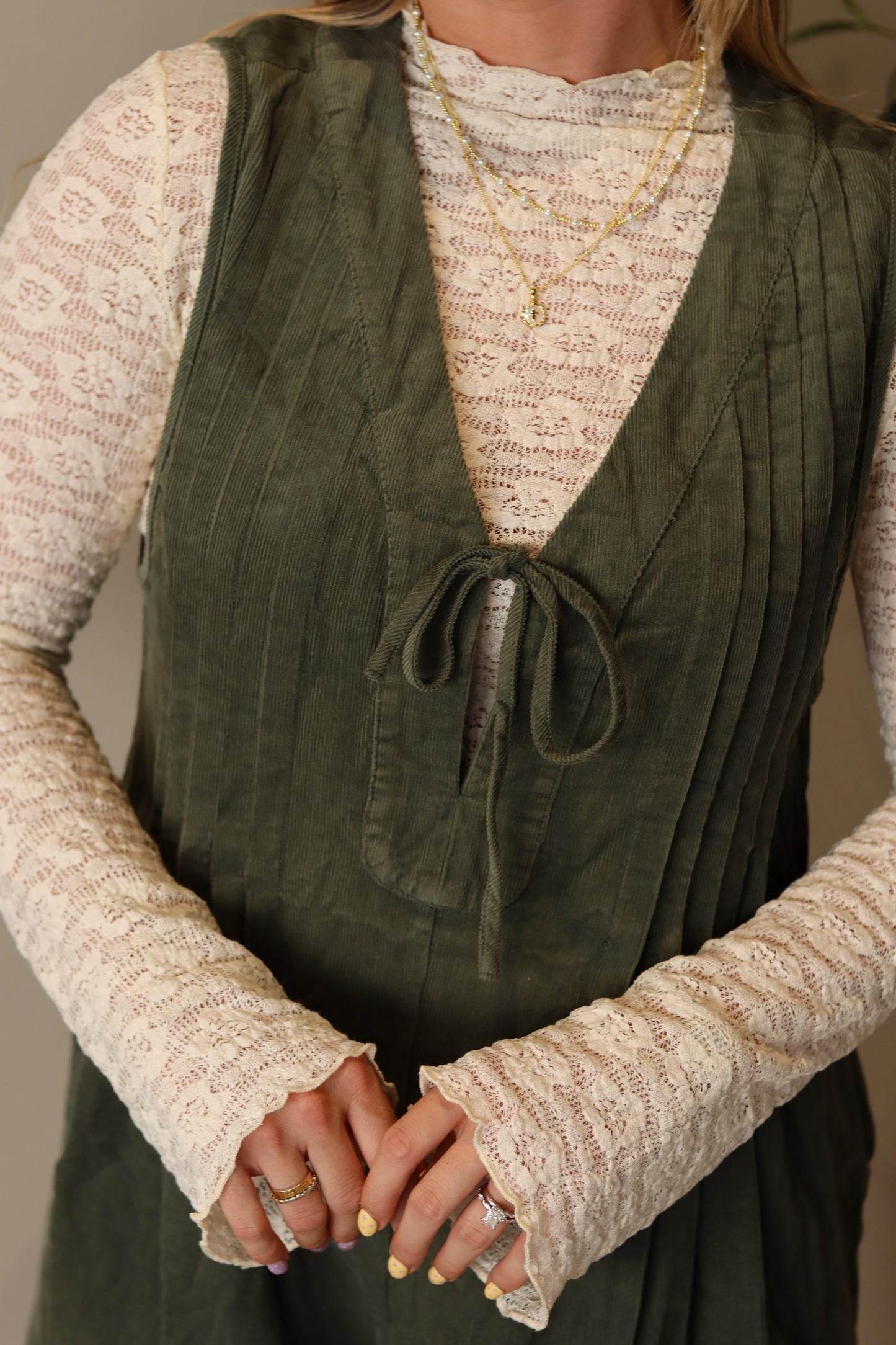 Bella Corduroy Romper