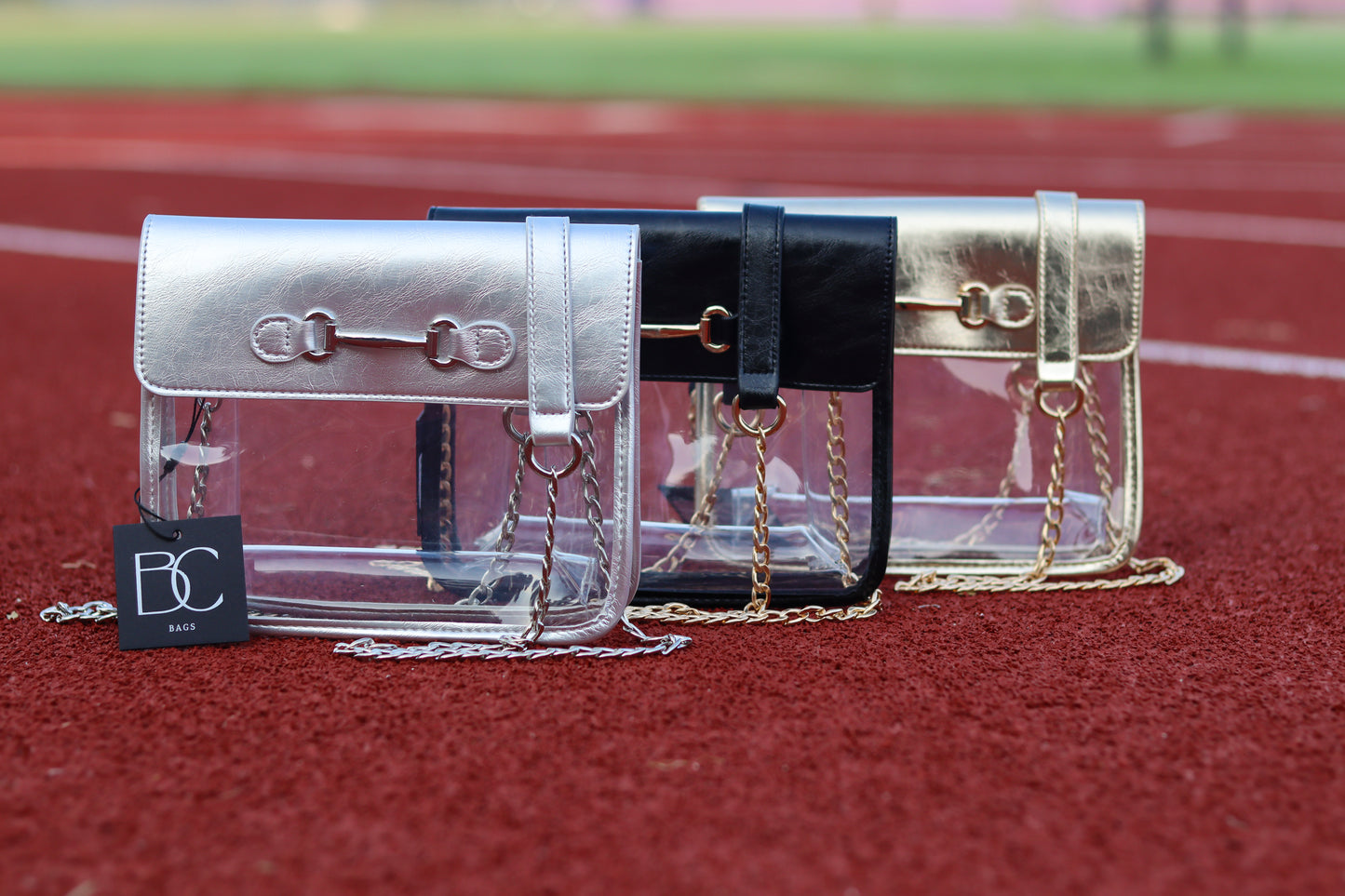 BC Clear Stadium Bag - Black