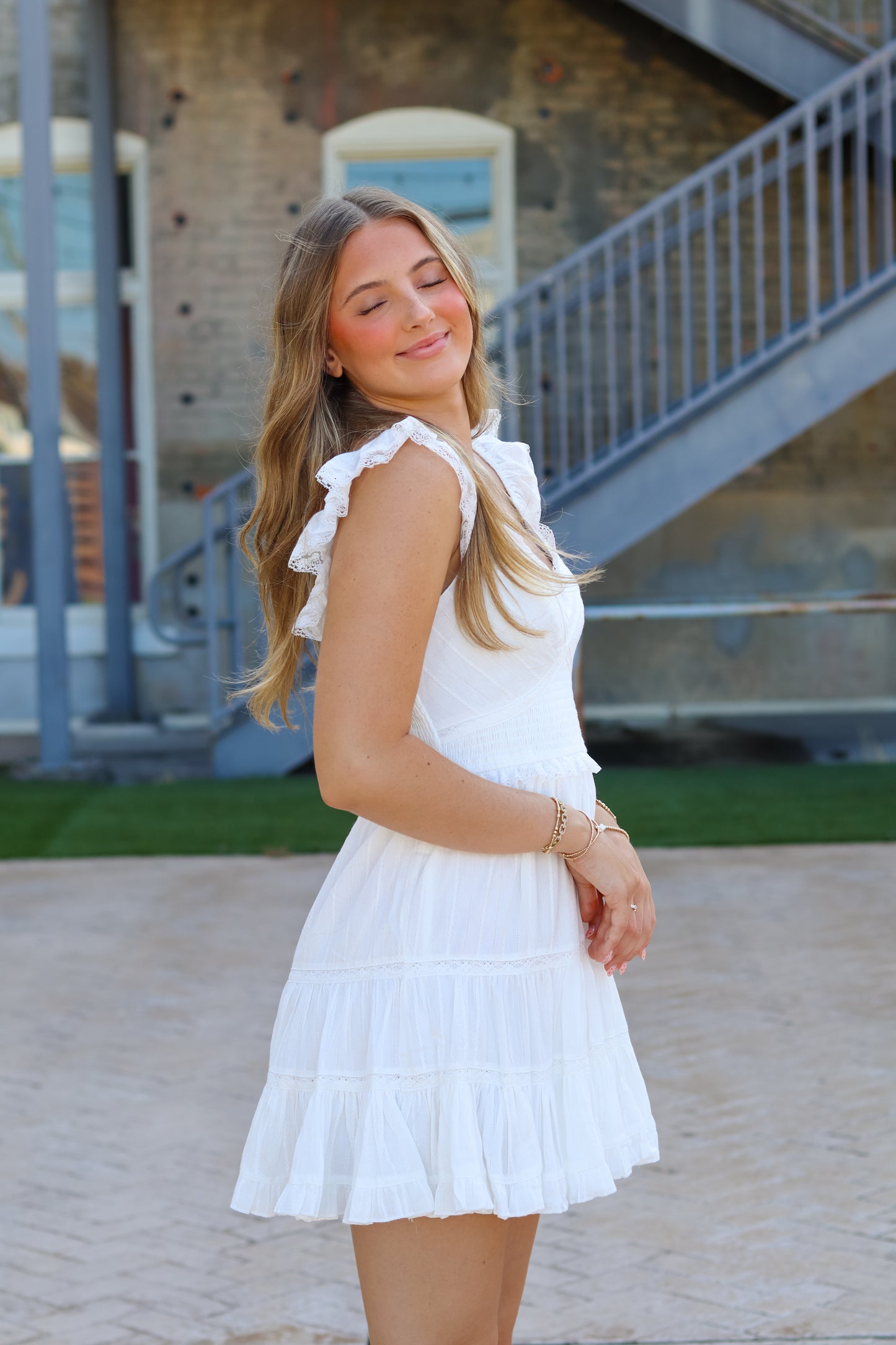 Marina Lace Mini Dress