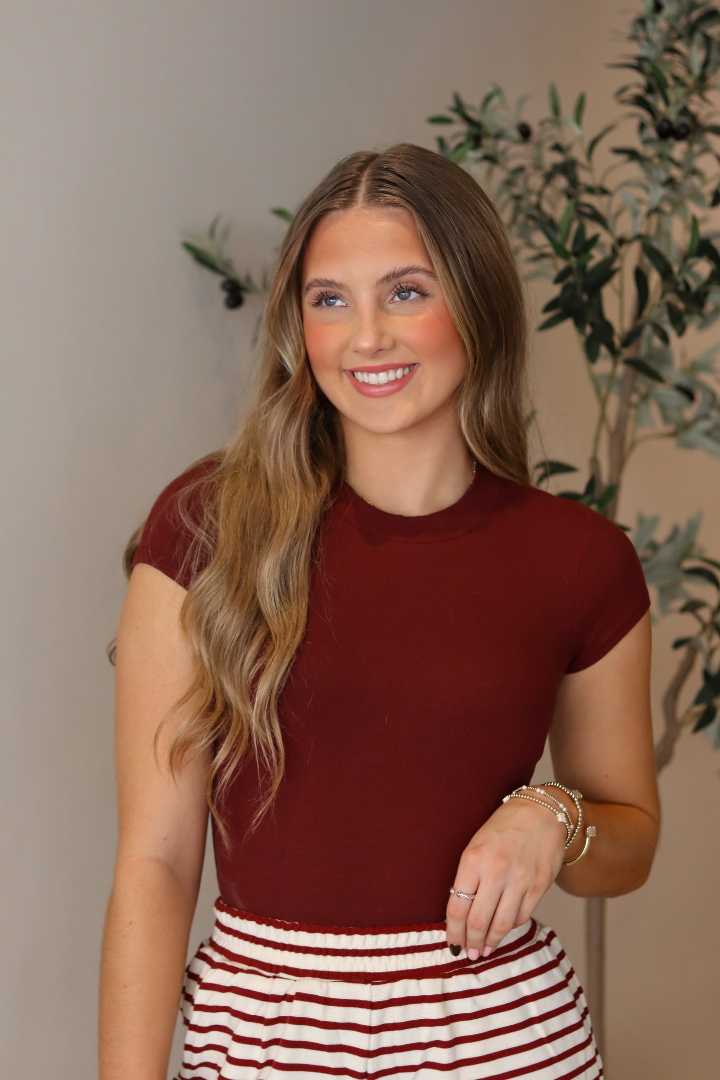 Kaylor Bodysuit - Oxblood