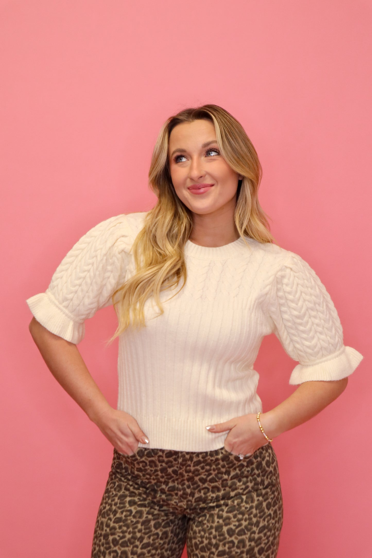 Annabelle Puff Sleeve Sweater