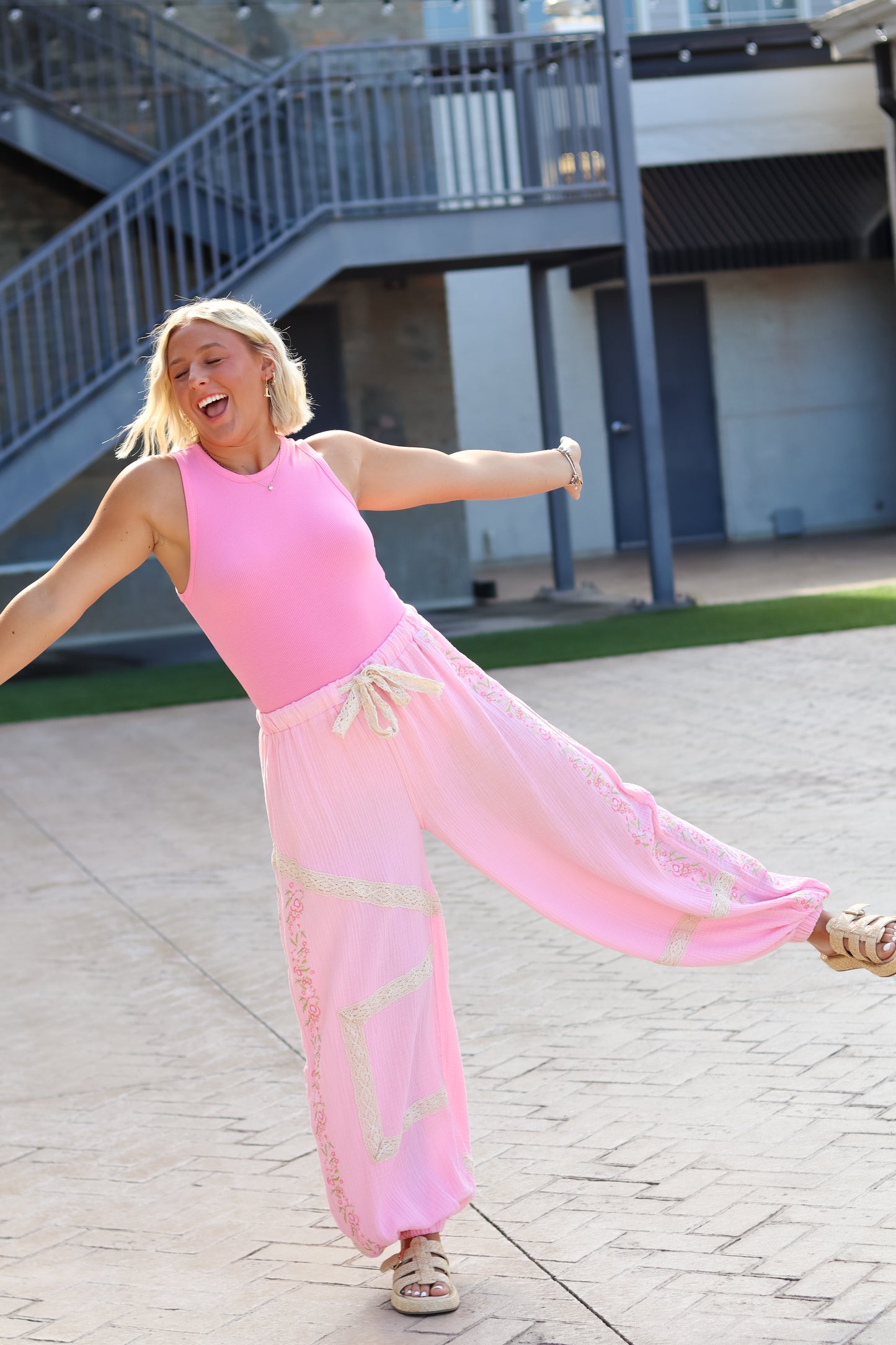 Cleo Flowy Joggers