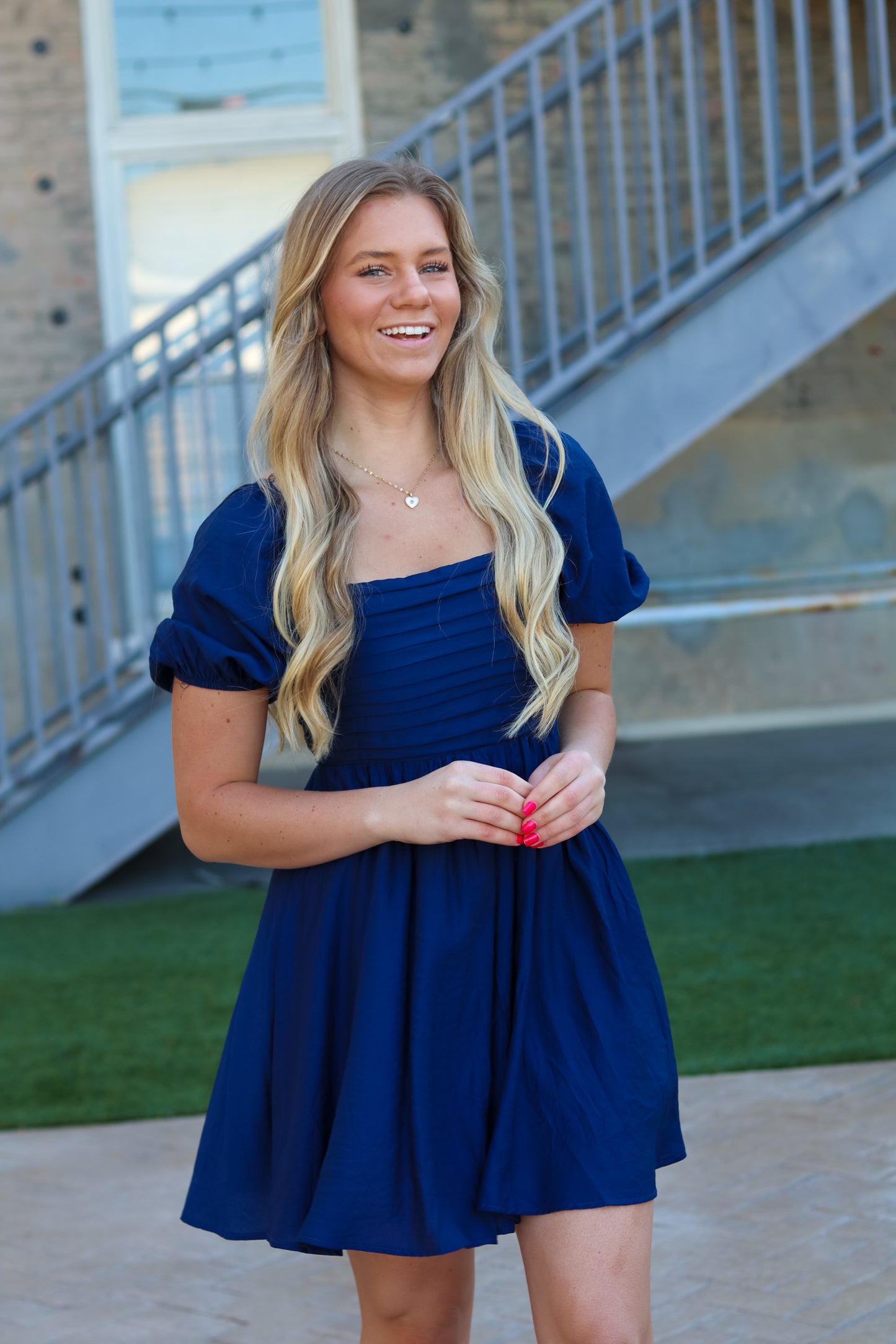 Kyria Puff Sleeve Mini Dress