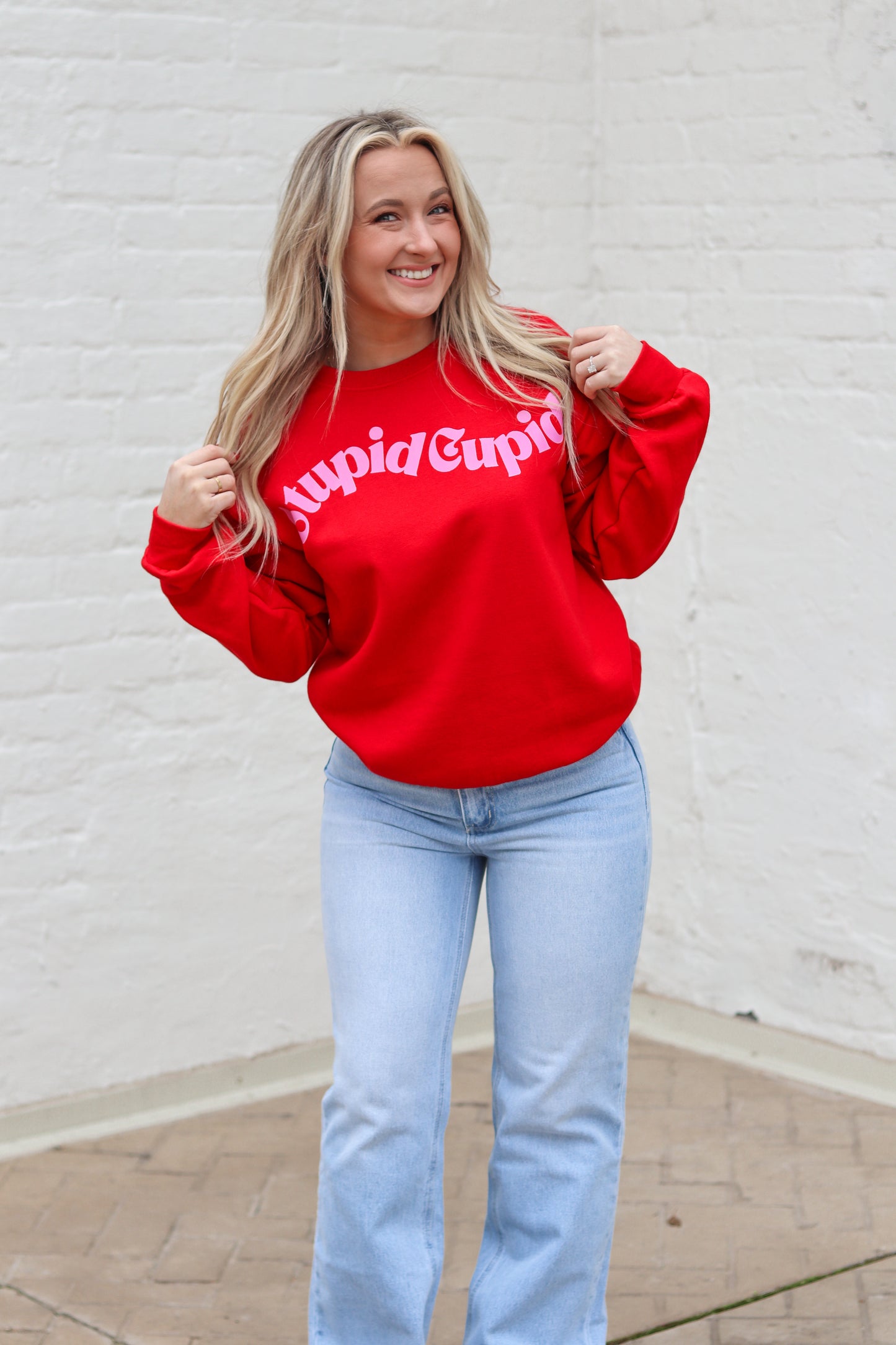 Stupid Cupid Crewneck