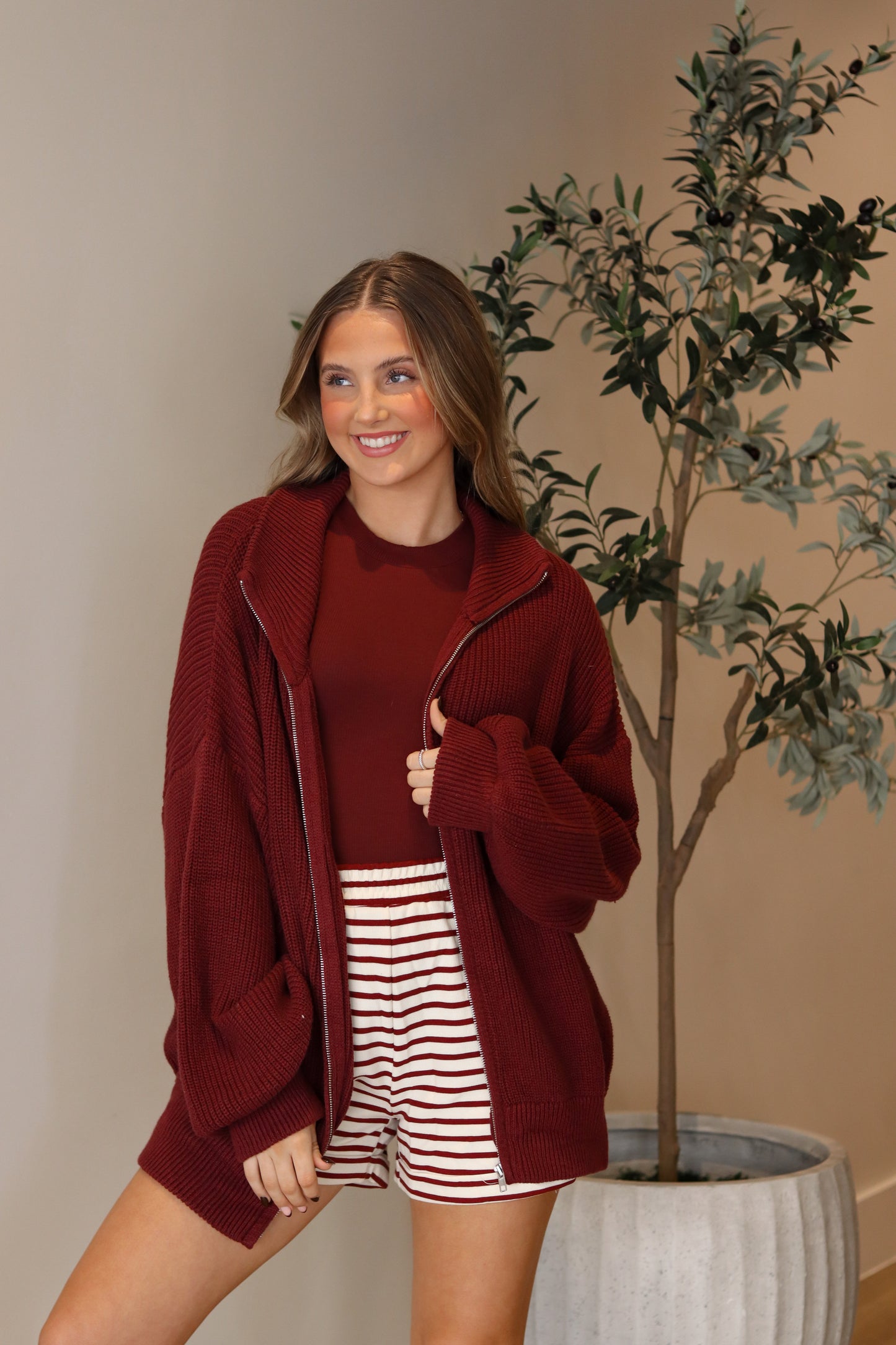 Cozy Days Zip Up